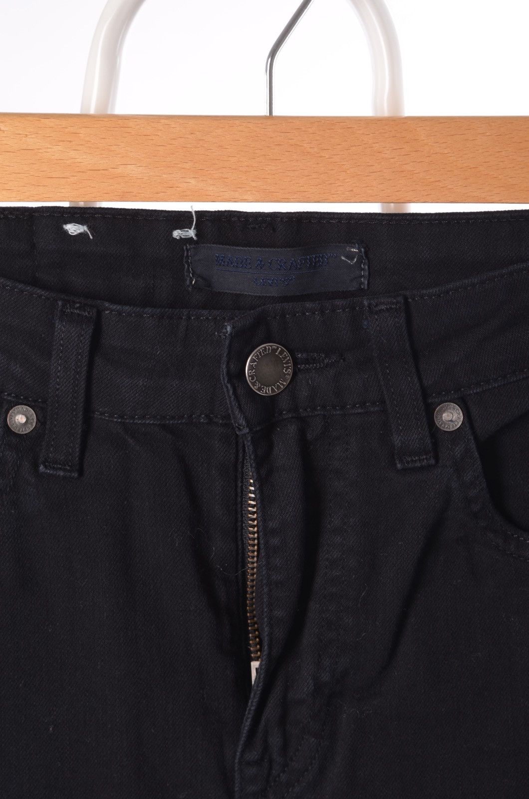 Levi's Made & Crafted Levi’s Levis Made and Crafted Black Tapered Leg Denim Size US 30 / EU 46 - 4 Thumbnail