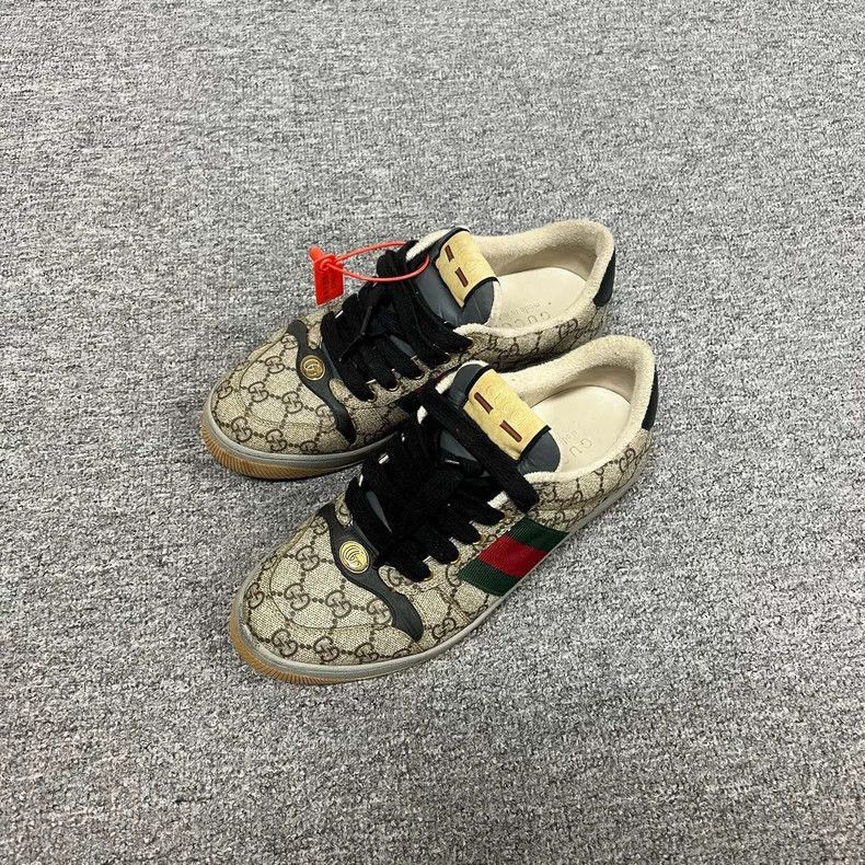 Gucci gucci double g casual shoes in dark wood-2507 Size US 9.5 / EU 42-43 - 1 Thumbnail