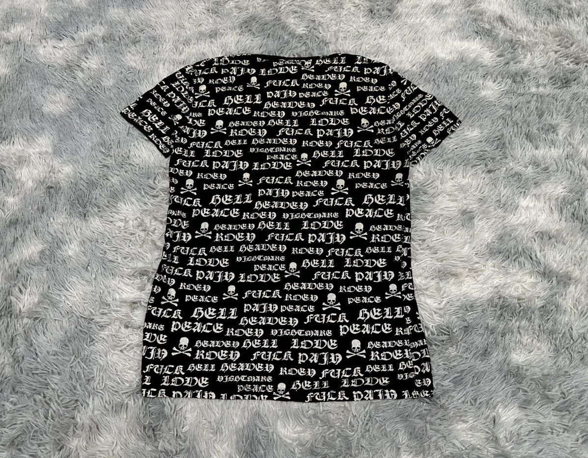 Mastermind Japan × Roen 🔥Y2K Roen Poem Shirt Skull Fuck Pain Love Peace Goth Punk Size US M / EU 48-50 / 2 - 9 Thumbnail