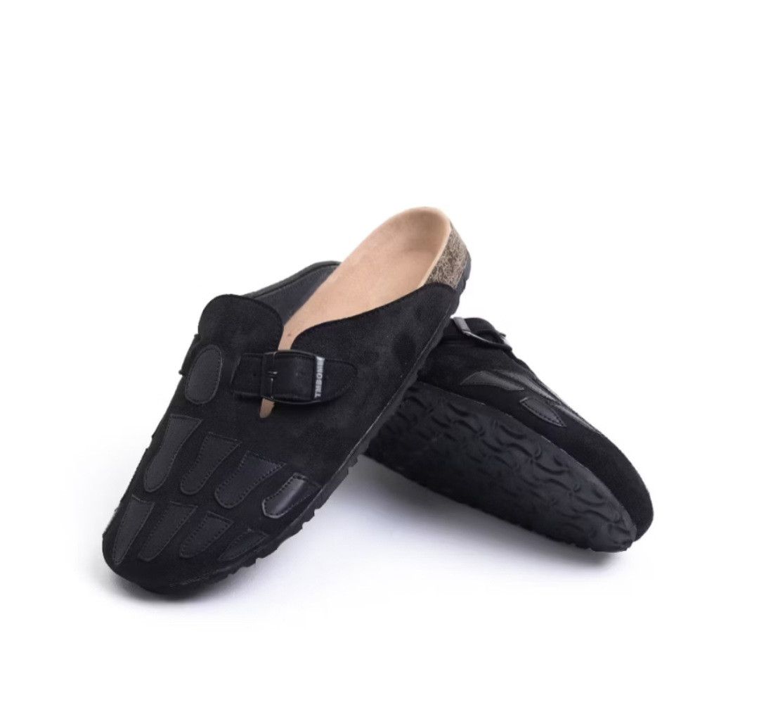 Japanese Brand Skull black Japanese style sandal Size US 8 / EU 41 - 3 Thumbnail