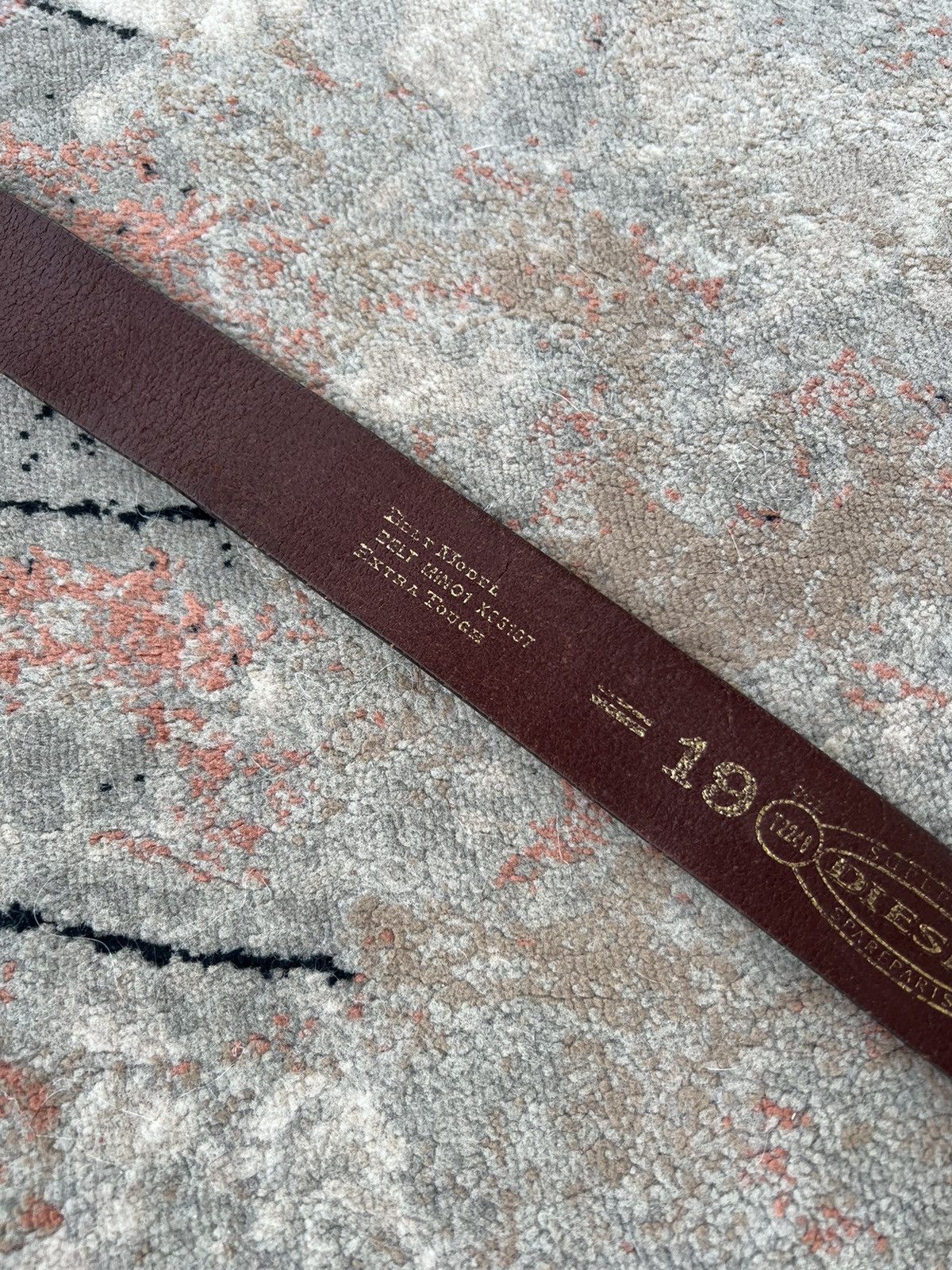 Diesel Y2K Diesel Vintage Leather Belt Size ONE SIZE - 9 Thumbnail