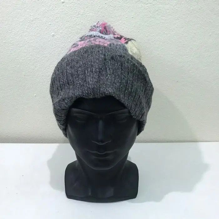 Phenix × Vintage Phenix Patchwork Bobble Beanie Hat Size ONE SIZE - 3 Thumbnail