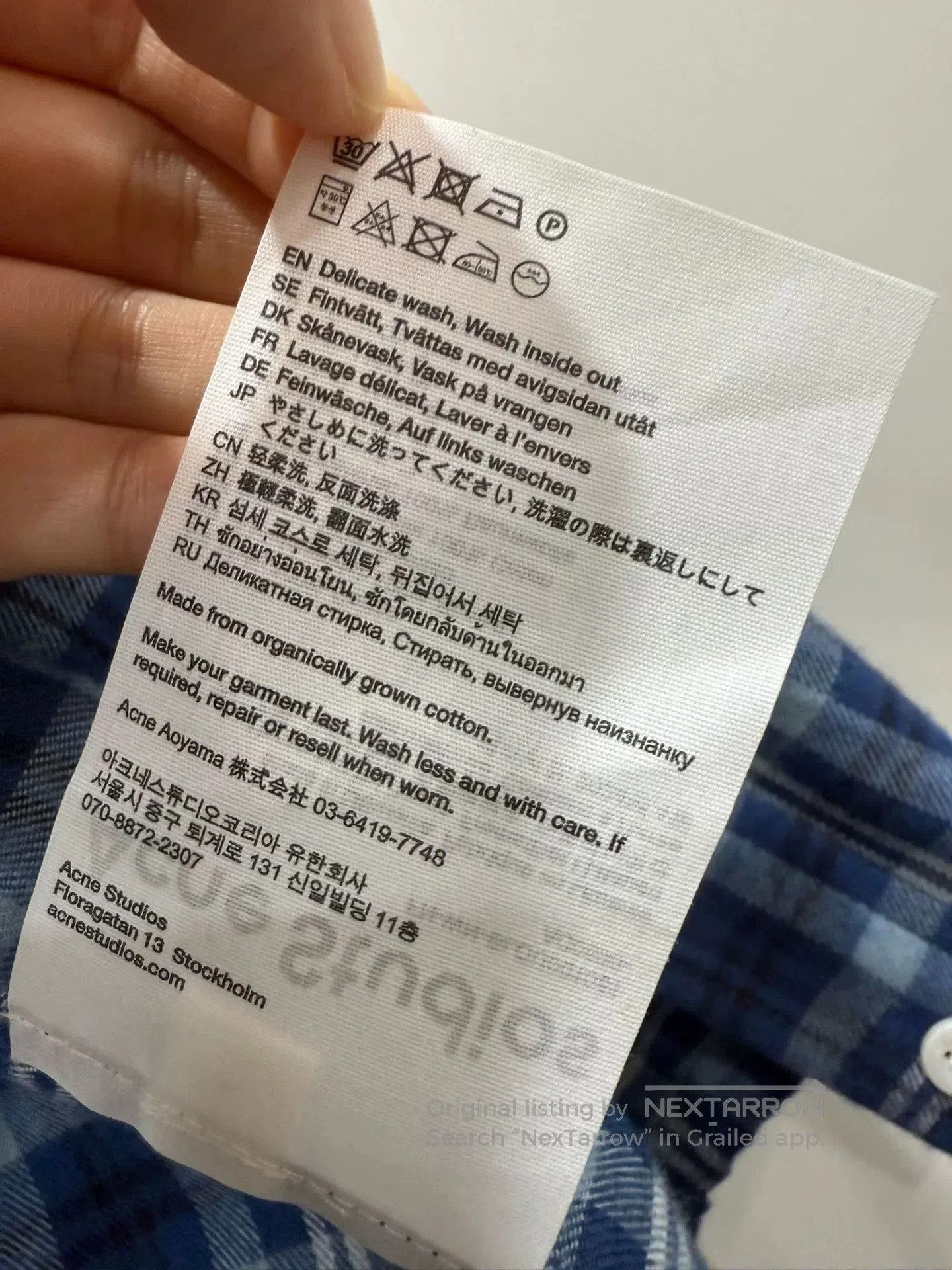 Acne Studios Acne Studios Plaid Jacket Size 30. Size XXS / US 00 / IT 34 - 4 Thumbnail