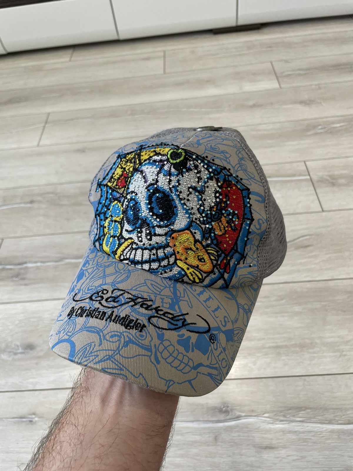 Ed Hardy Ed Hardy by Christian Audigier snapback cap hat - one size Size ONE SIZE - 1 Thumbnail