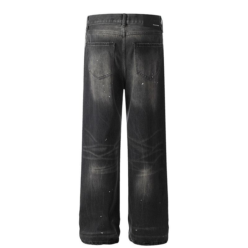 Vintage Men's American Vintage Washed & Distressed Black Jeans Size US 32 / EU 48 - 2 Thumbnail