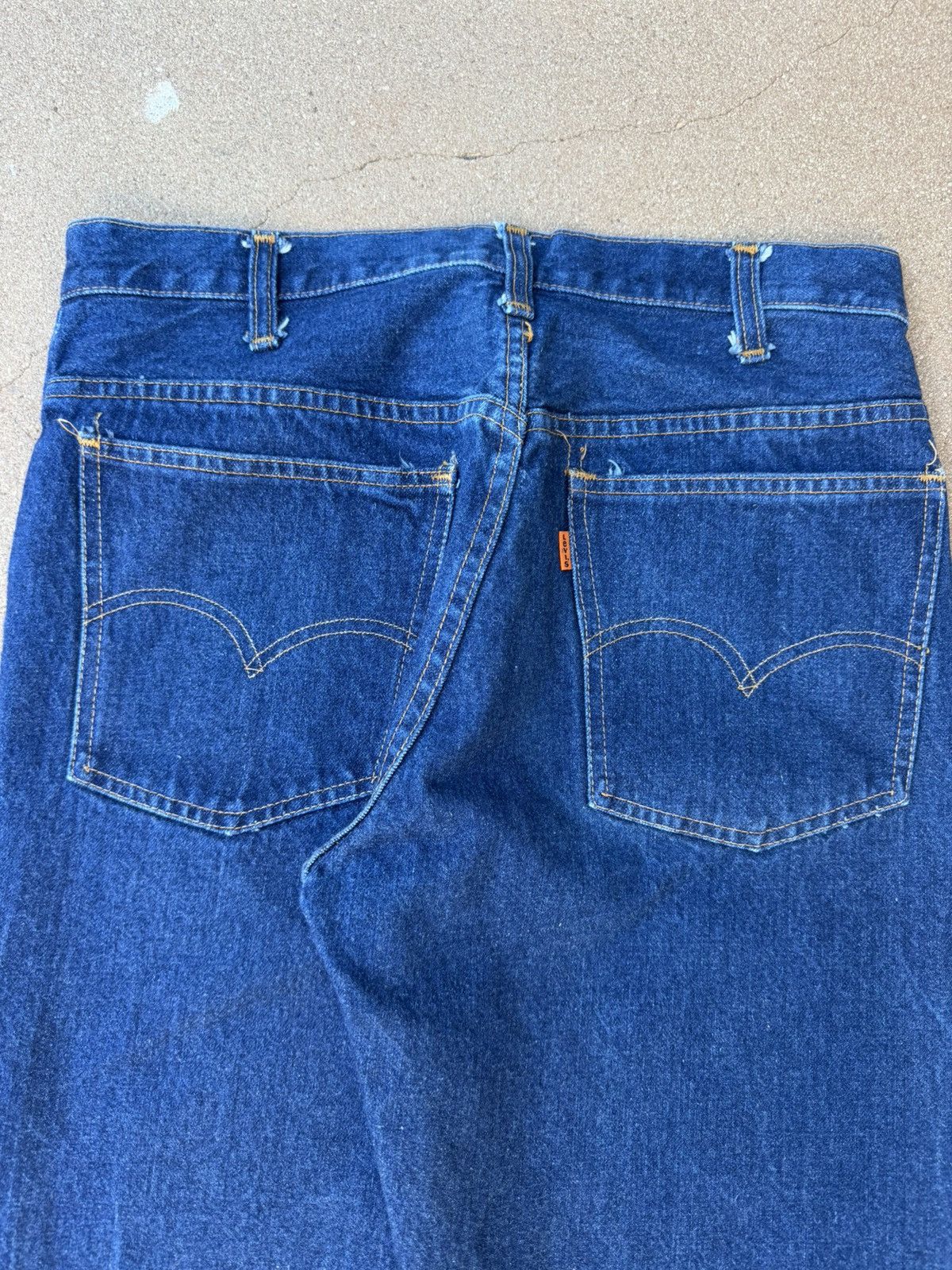 Levi's Vtg 80’s Levi’s 646 Orange Tab Bellbottom Flare Jeans 31x31 Size US 31 - 7 Thumbnail