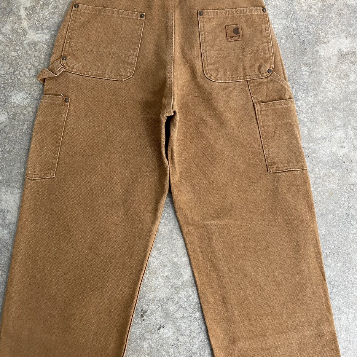 Carhartt Vintage Carhartt Double Knee Tan Dirty Carpenter Pants Size US 29 - 12 Thumbnail