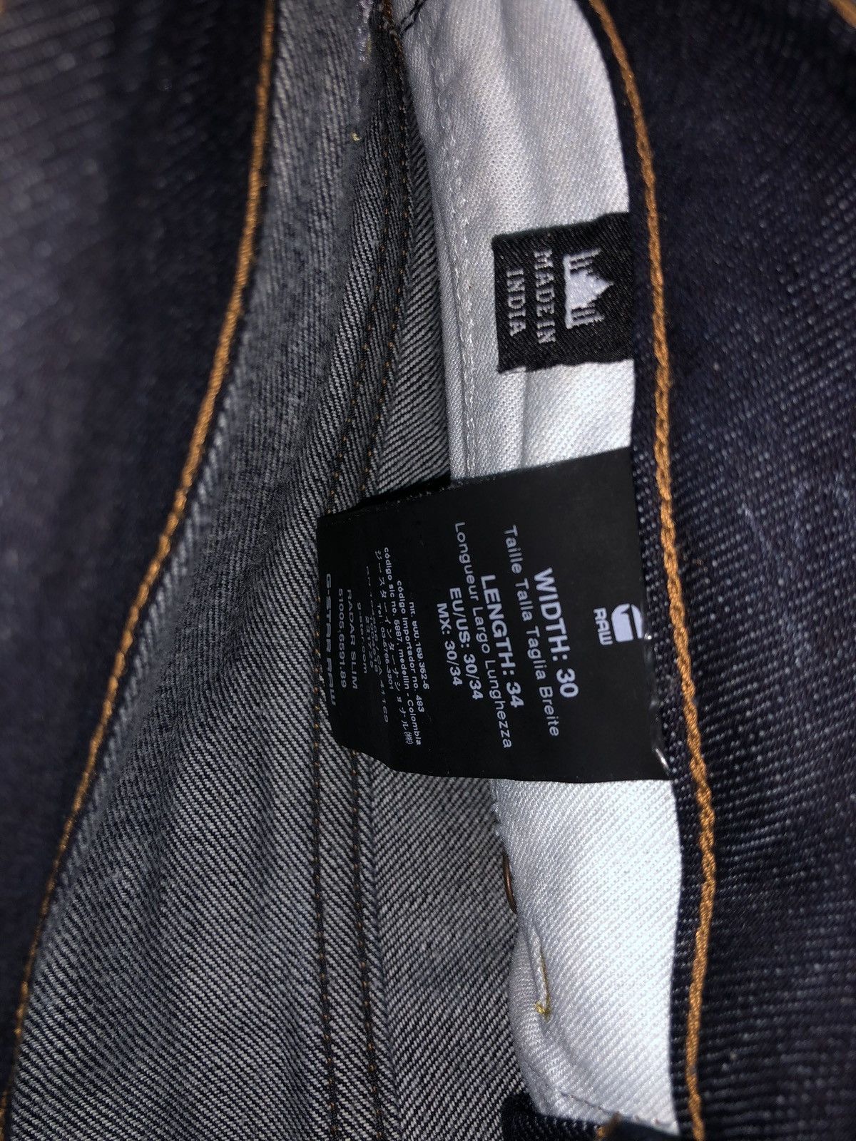 G-Star G-Star Raw Radar Slim Jeans - Size 30 Size US 30 / EU 46 - 4 Thumbnail