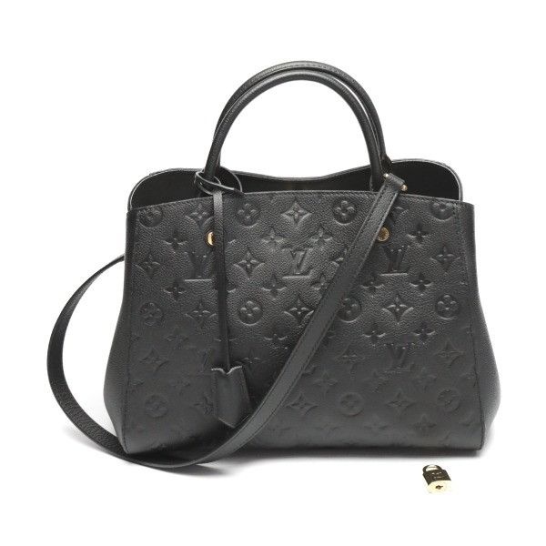 Louis Vuitton Montaigne MM Monogram Implant Shoulder Bag