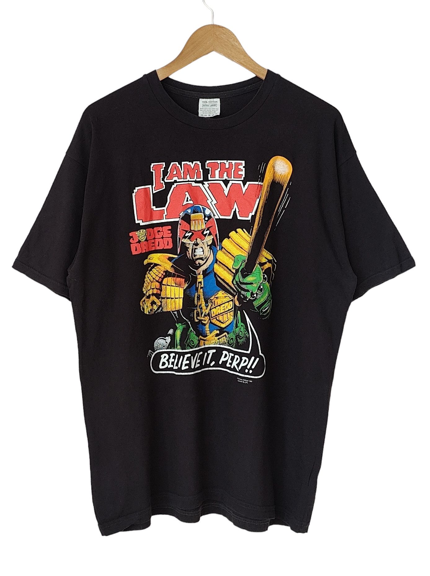 Vintage Judge Dredd 1992 VTG Official Comic Movie Tshirt Vintage Size US XL / EU 56 / 4 - 1 Thumbnail