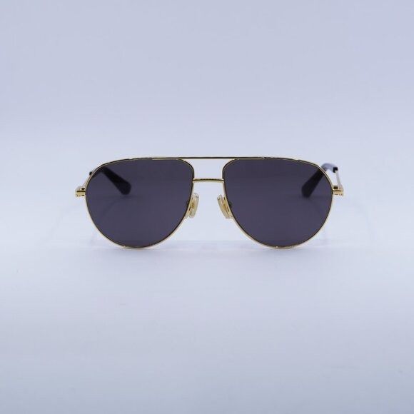 Bottega Veneta 🕶️ New Bottega Veneta BV1302S 001 Sunglasses - Gold Frame Size ONE SIZE - 3 Thumbnail