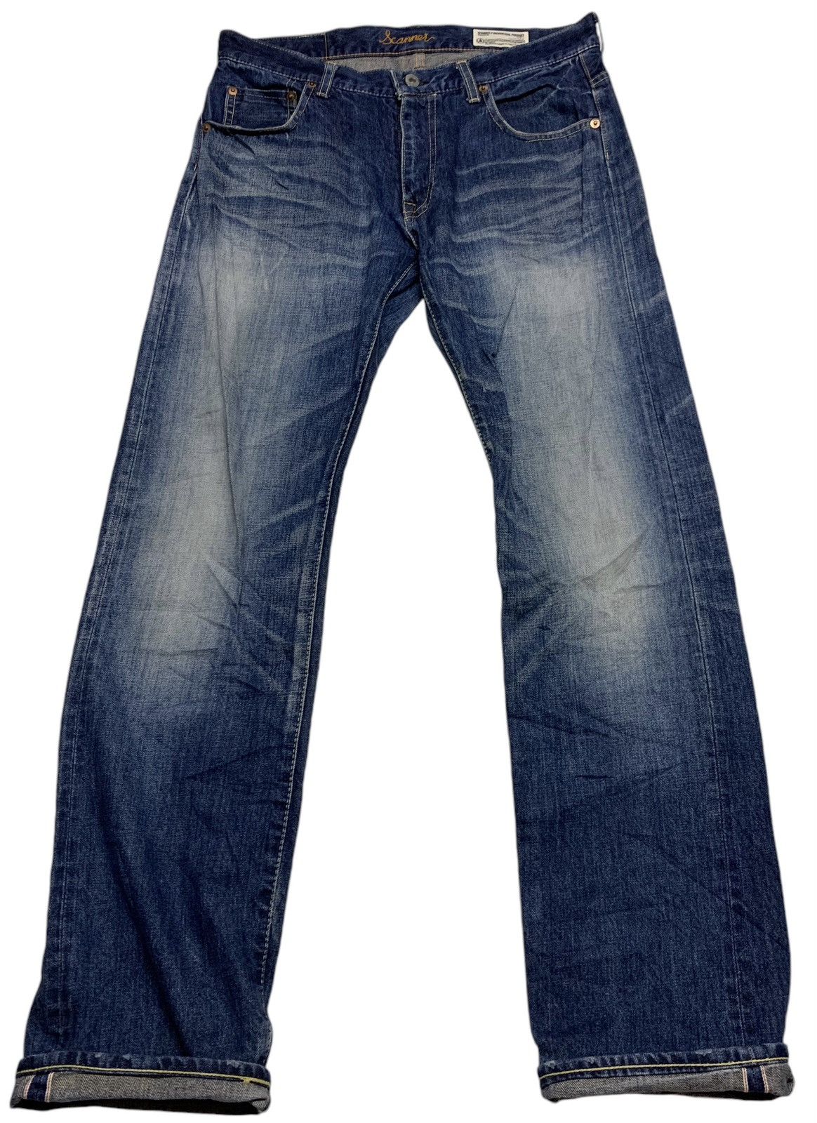 Designer × Japanese Brand Vintage jeans scanner fundamental product Size US 34 / EU 50 - 4 Thumbnail
