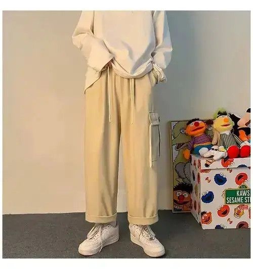 Japanese Brand × Vintage Korean Style Men's Cargo Pants Streetwear Size US 32 / EU 48 - 2 Thumbnail