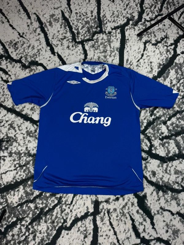 Umbro Vintage Umbro Everton Chang Blue XXL Football Shirt Size US XXL / EU 58 / 5 - 1 Thumbnail