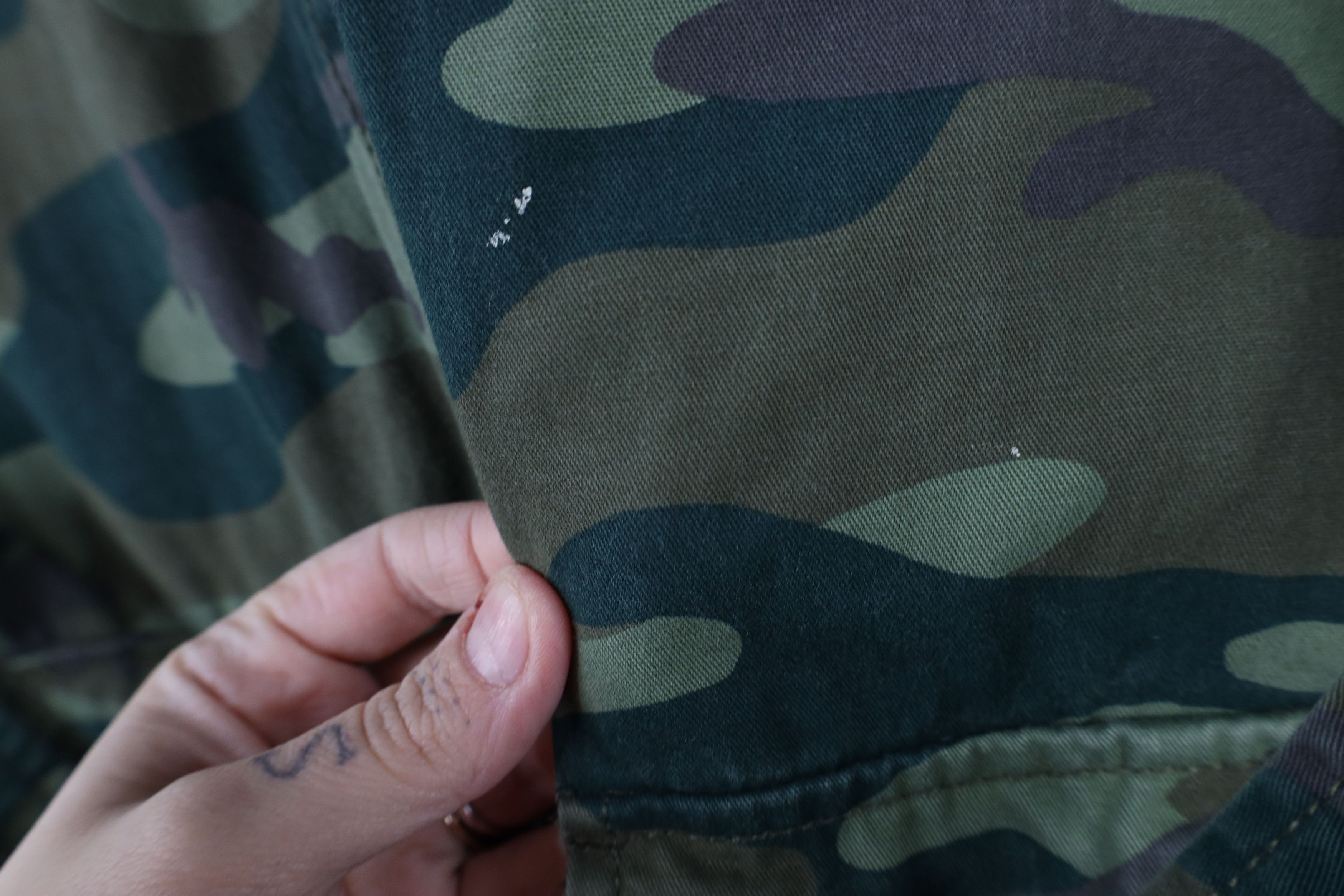 Gap × Vintage Vintage Y2K Gap Belted Camouflage Military Field Jacket Coat Size XL / US 12-14 / IT 48-50 - 5 Thumbnail