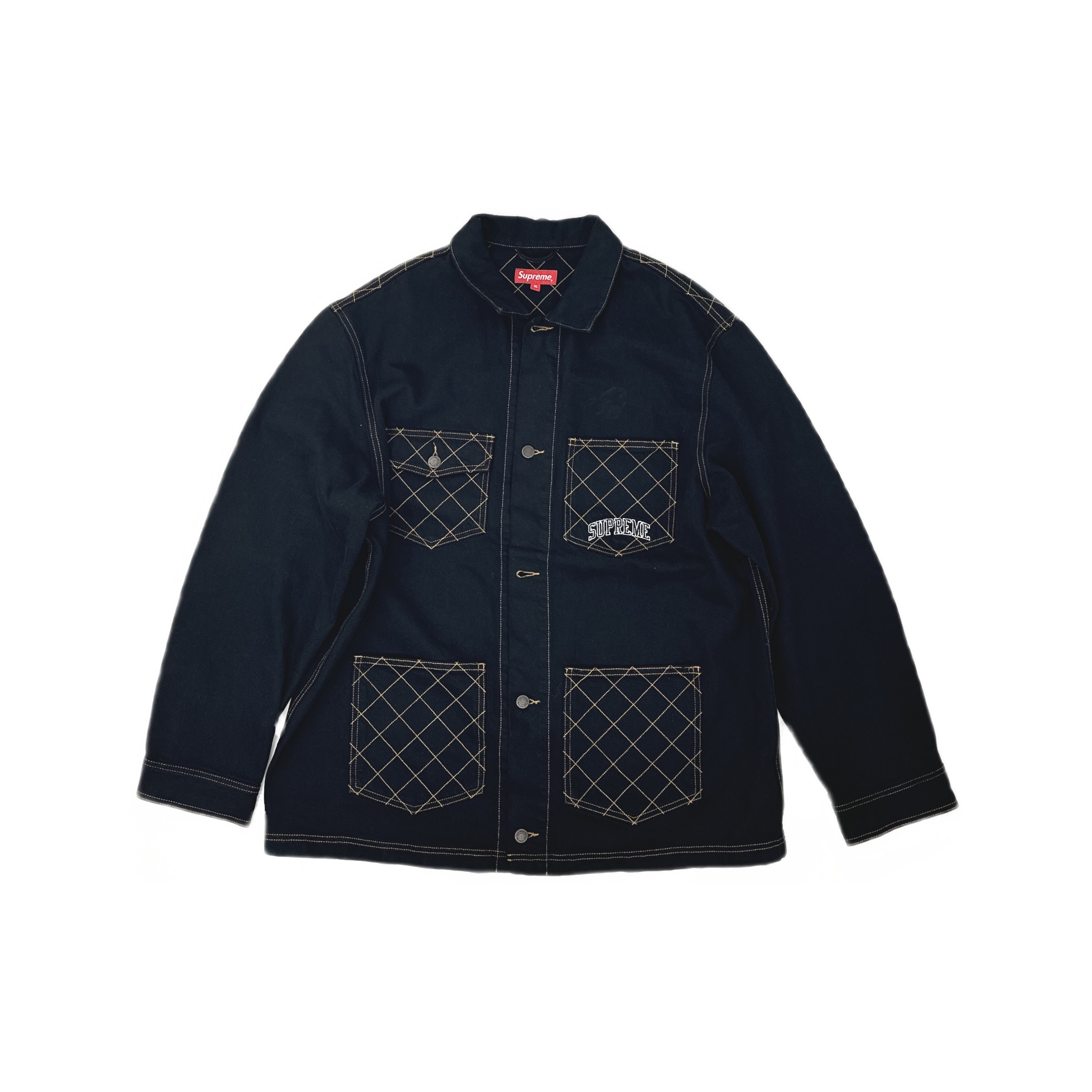 Supreme Supreme Quilted Pocket Denim Jacket XL Size US XL / EU 56 / 4 - 1 Thumbnail