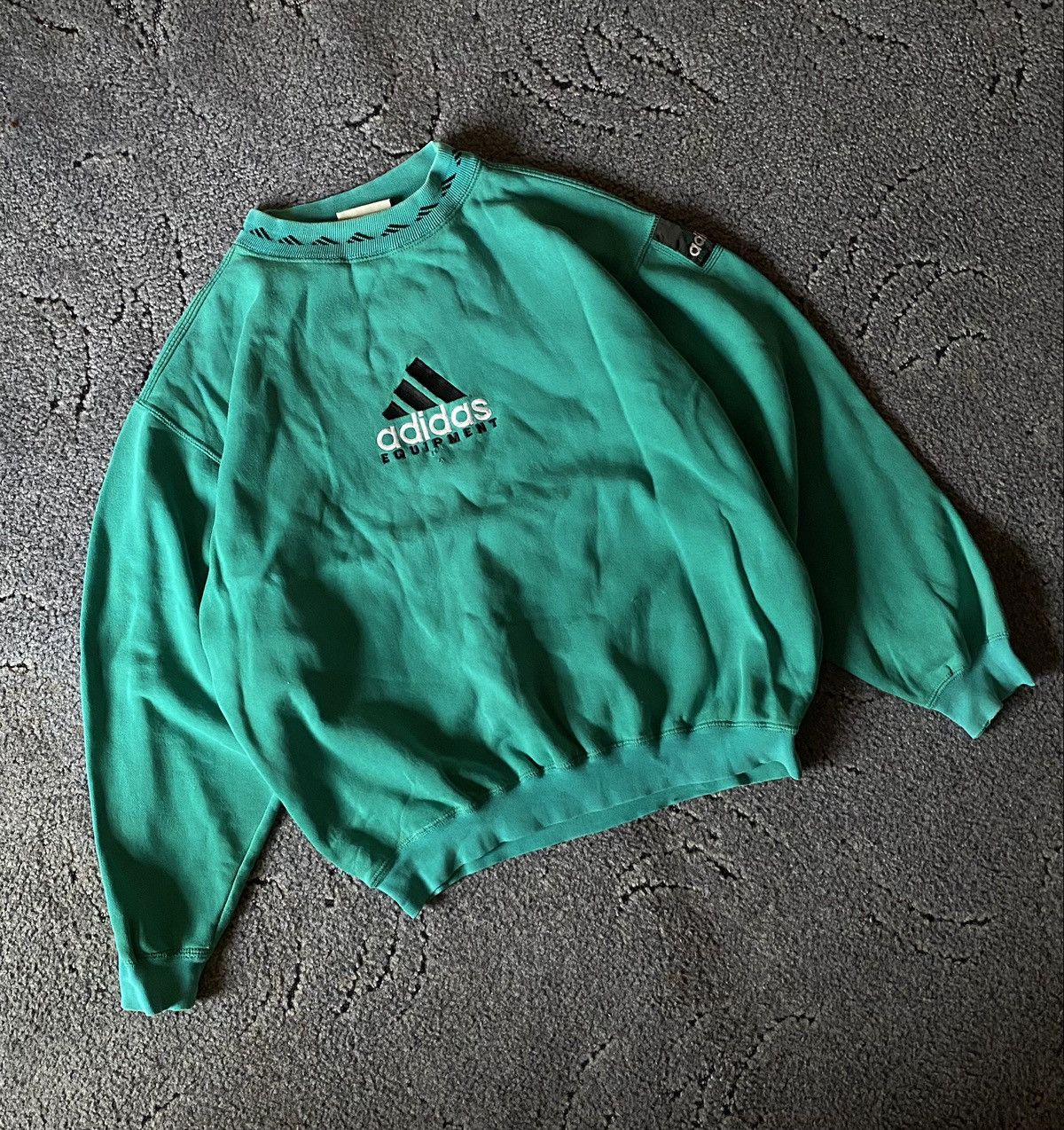 Adidas Vintage Adidas Equipment Sweatshirt Crewneck 90s Size US XL / EU 56 / 4 - 2 Thumbnail