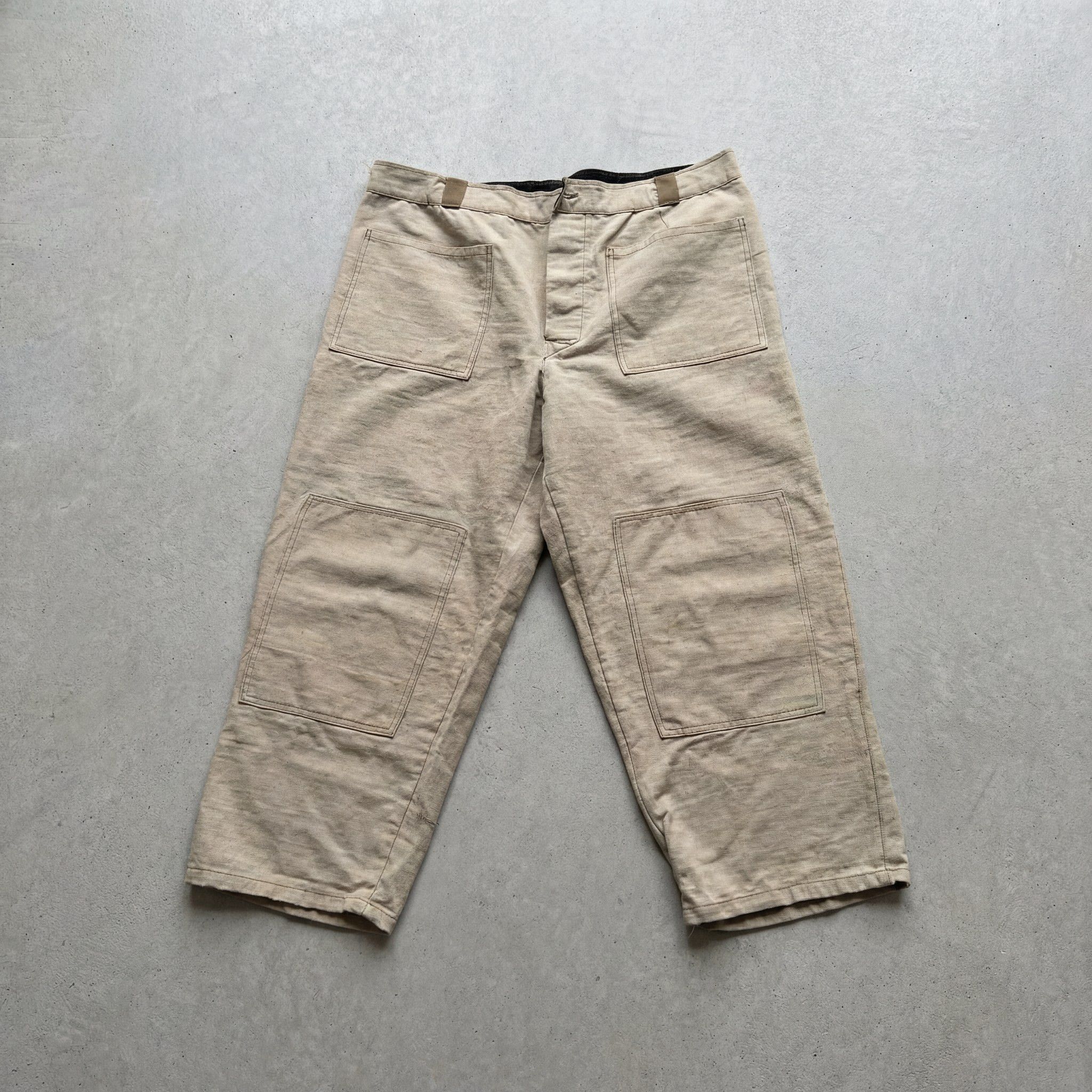 Vintage Vintage 70s French Linen Pants Size US 34 / EU 50 - 1 Thumbnail