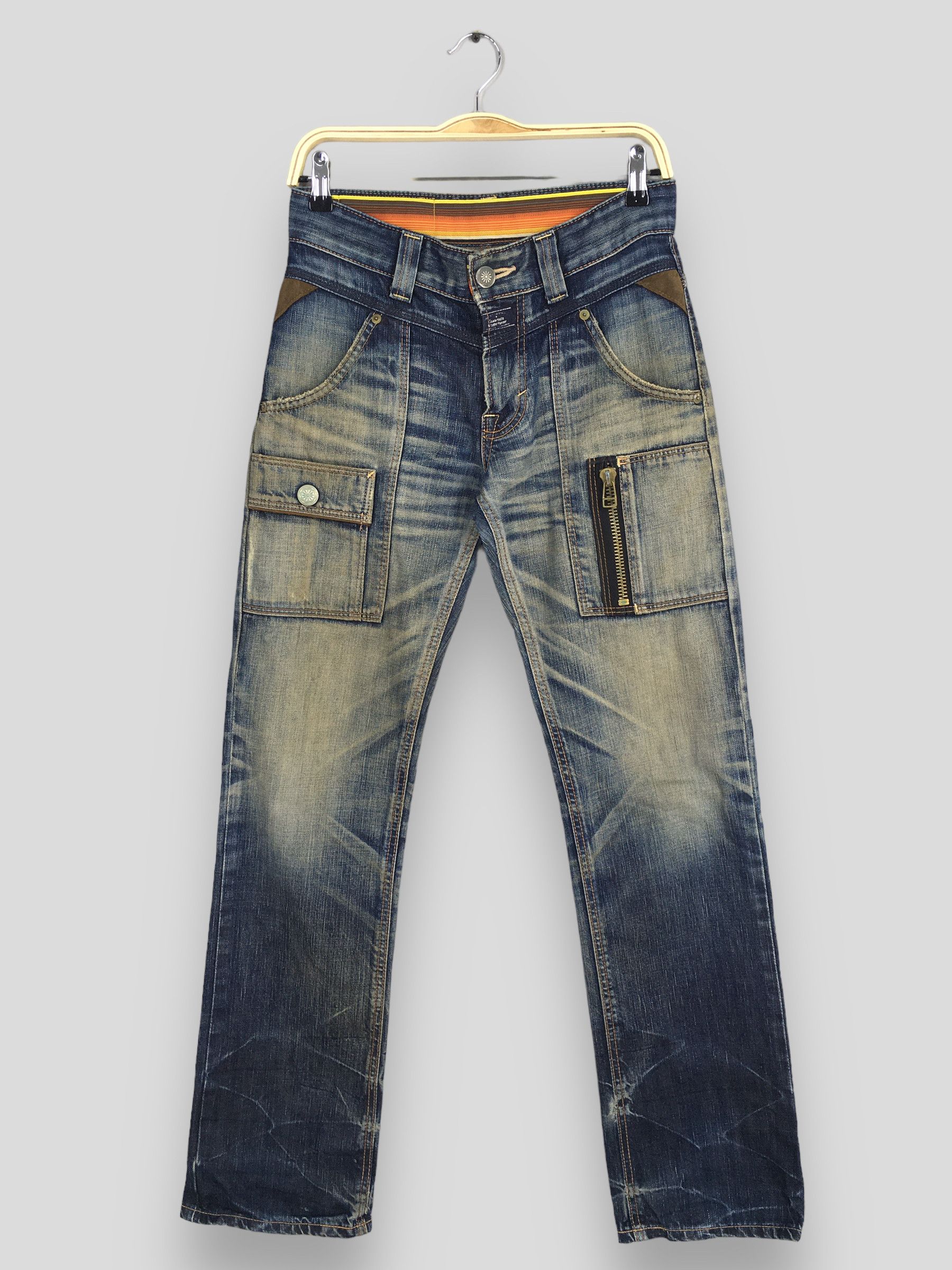 Edwin Edwin Zylon Kushitani Hamamatsu indigo blue jeans Japan 28
