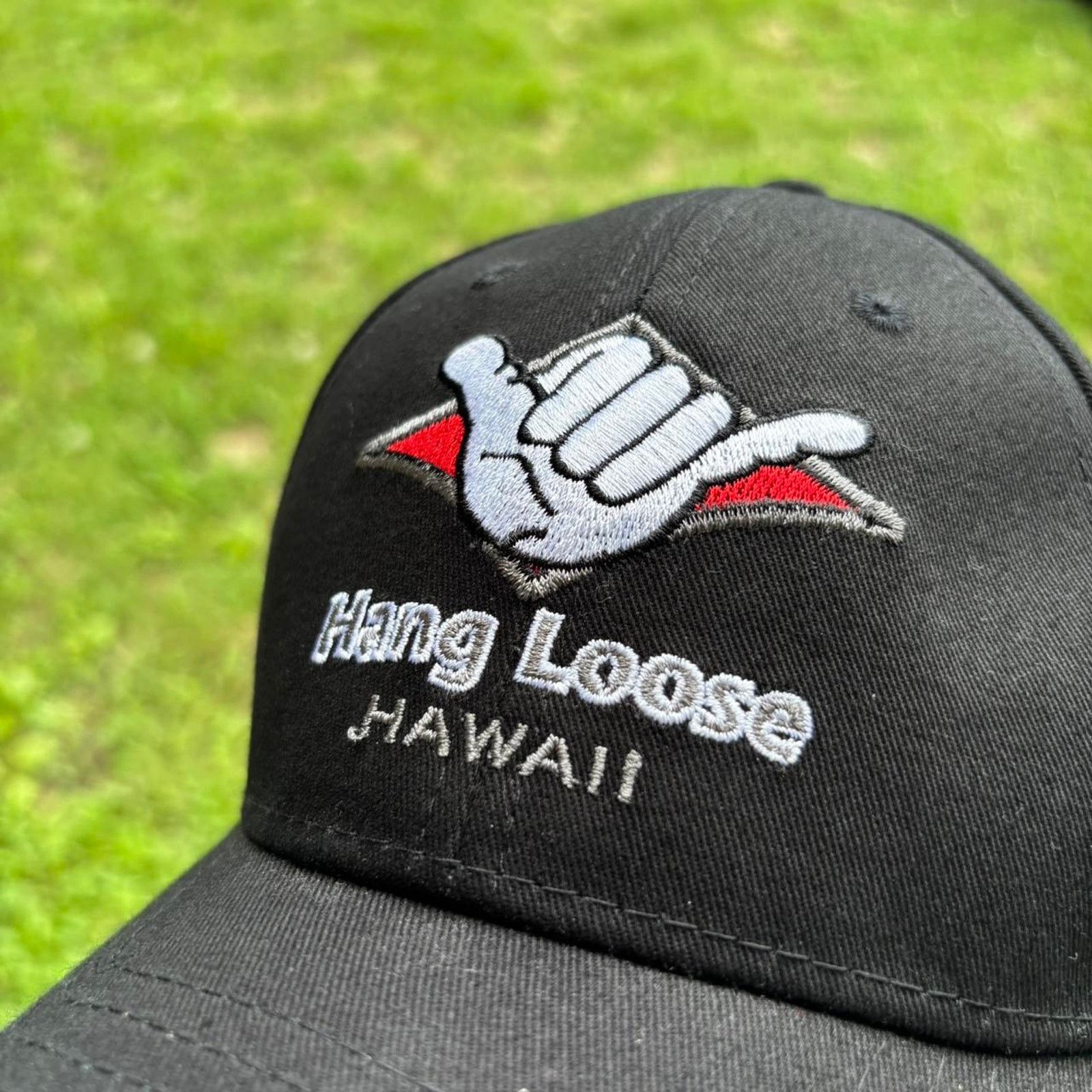 Billabong × Quicksilver × Vintage 90s Hawaii Hang Loose Embroidered Surfer Hat Size ONE SIZE - 2 Thumbnail