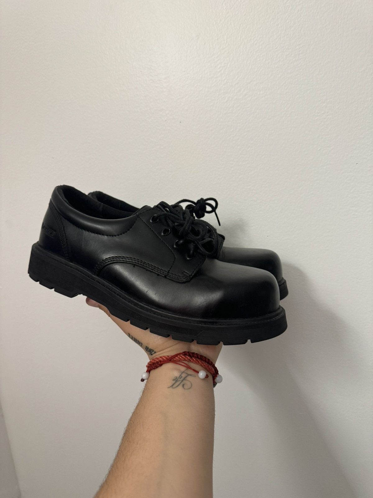Vintage Military Steel Toe Derby’s Size US 12 / EU 45 - 3 Thumbnail