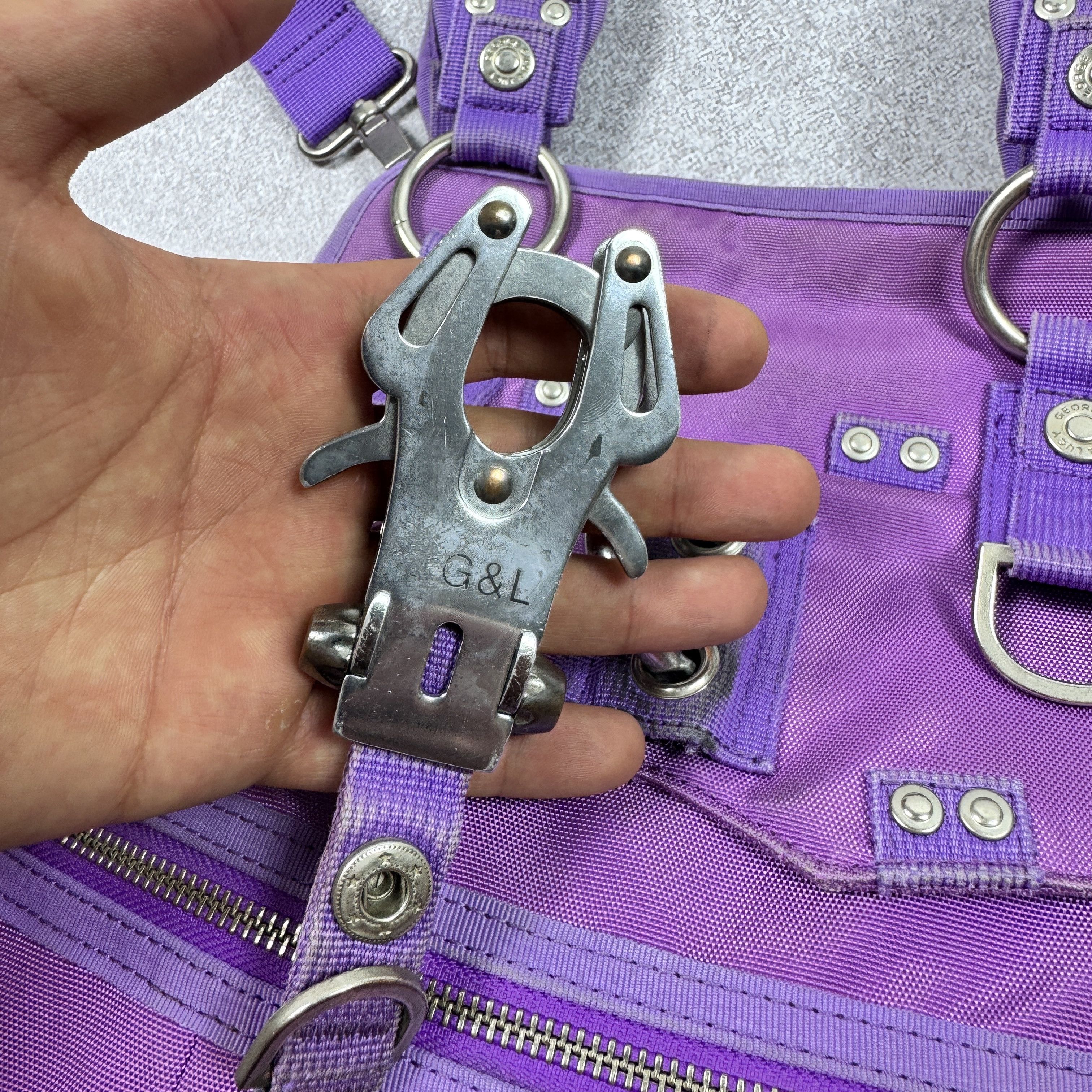 George Gina & Lucy George Gina & Lucy She Said He Said Purple Y2K Handle Bag Size ONE SIZE - 6 Thumbnail