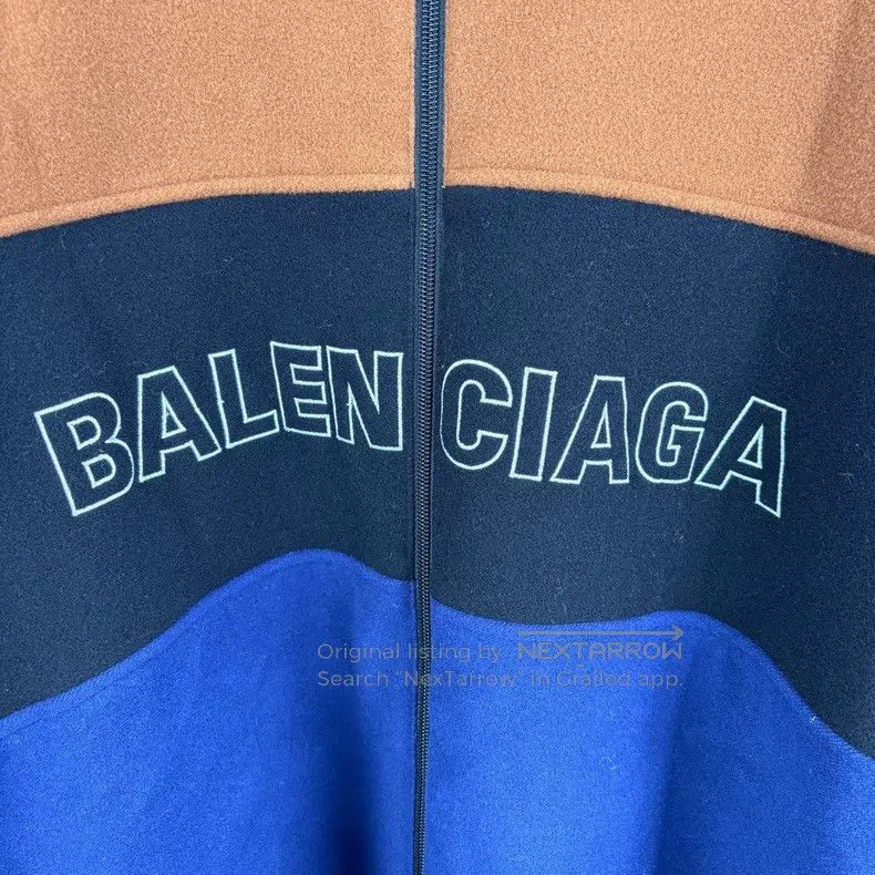 Balenciaga Balenciaga Color matching fleece fleece fleece jacket jack Size US S / EU 44-46 / 1 - 3 Thumbnail
