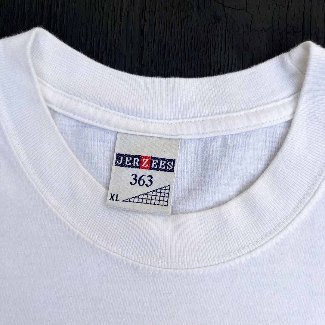 Jerzees × Vintage Forrest Gump 2000 Vintage Bubba Gump Movie Promo T-Shirt Size US XL / EU 56 / 4 - 4 Thumbnail