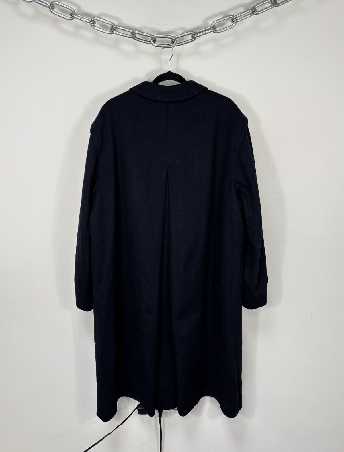 Other Lodenfrey Men’s Tyrol Loden Navy Blue Wool Long Overcoat Size US XL / EU 56 / 4 - 3 Thumbnail