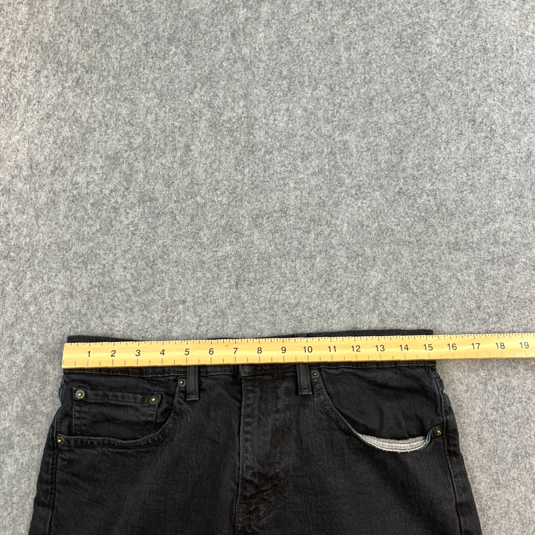 Levi's Levi's 511 Jeans Slim Tapered 31 30 Black Dark Wash Denim Zip Fly Mens Regular Stretch 5-Pocket Size US 31 - 6 Thumbnail