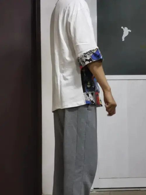 Other Half Sleeve Linen Cotton Clothing Harajuku Tee Size US L / EU 52-54 / 3 - 2 Thumbnail