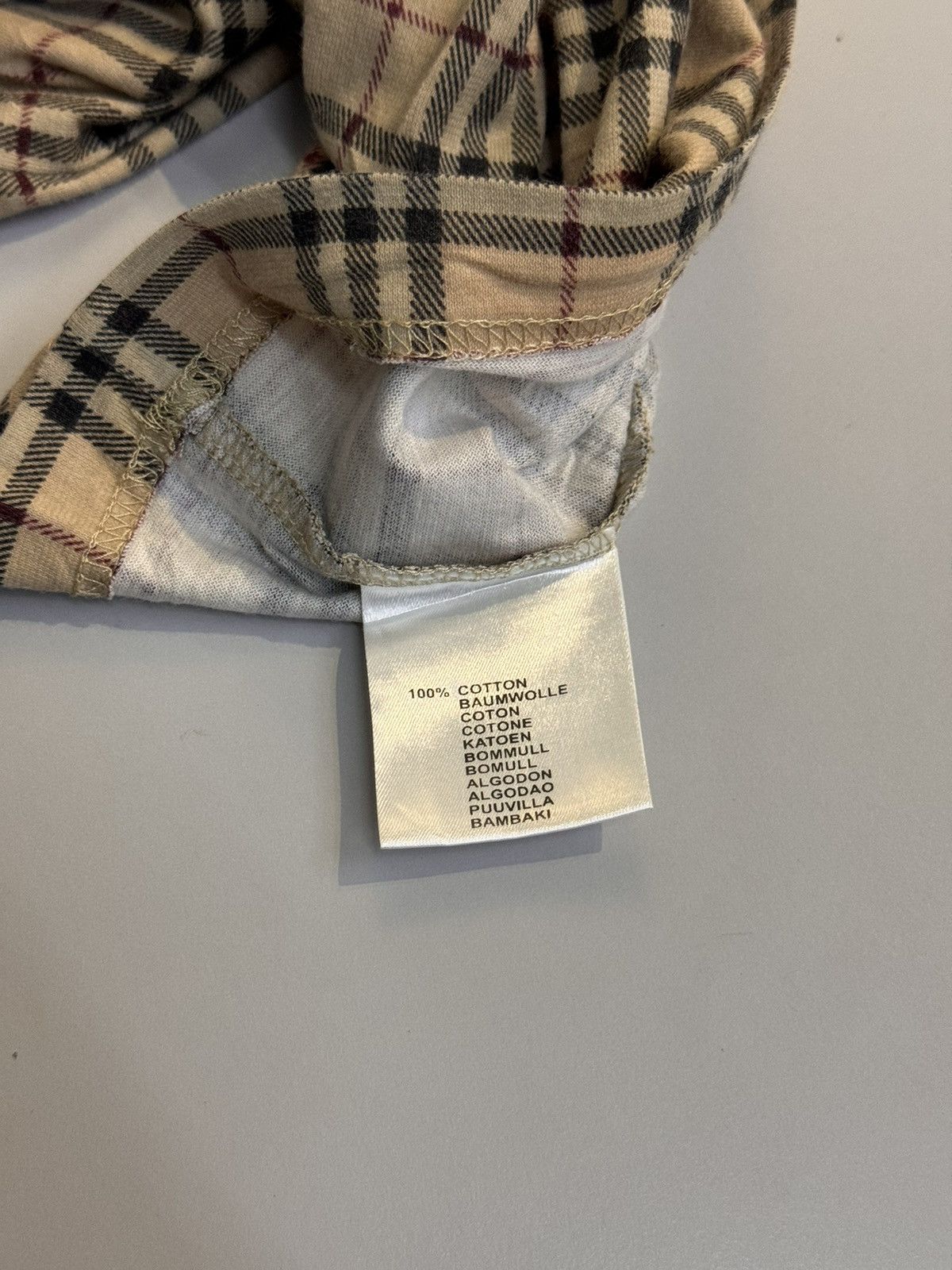 Burberry Burberry Checkered Vintage Tshirt Size M / US 6-8 / IT 42-44 - 3 Thumbnail