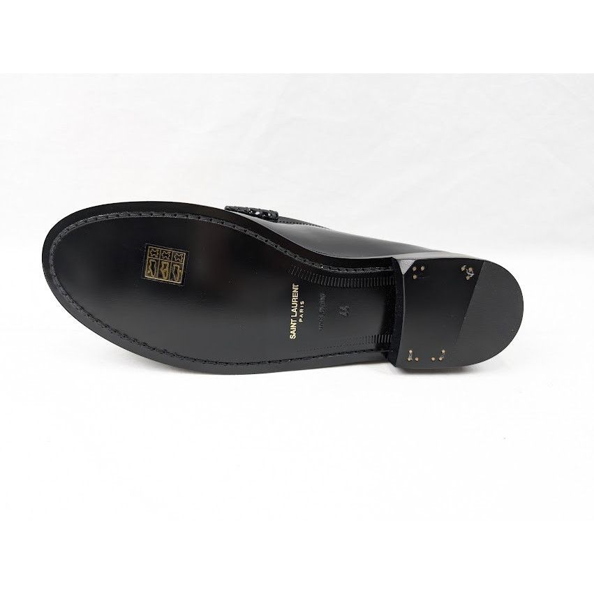 Saint Laurent Paris o1rshd1 Le Loafers 15 in Nero Size US 11 / EU 44 - 10 Thumbnail