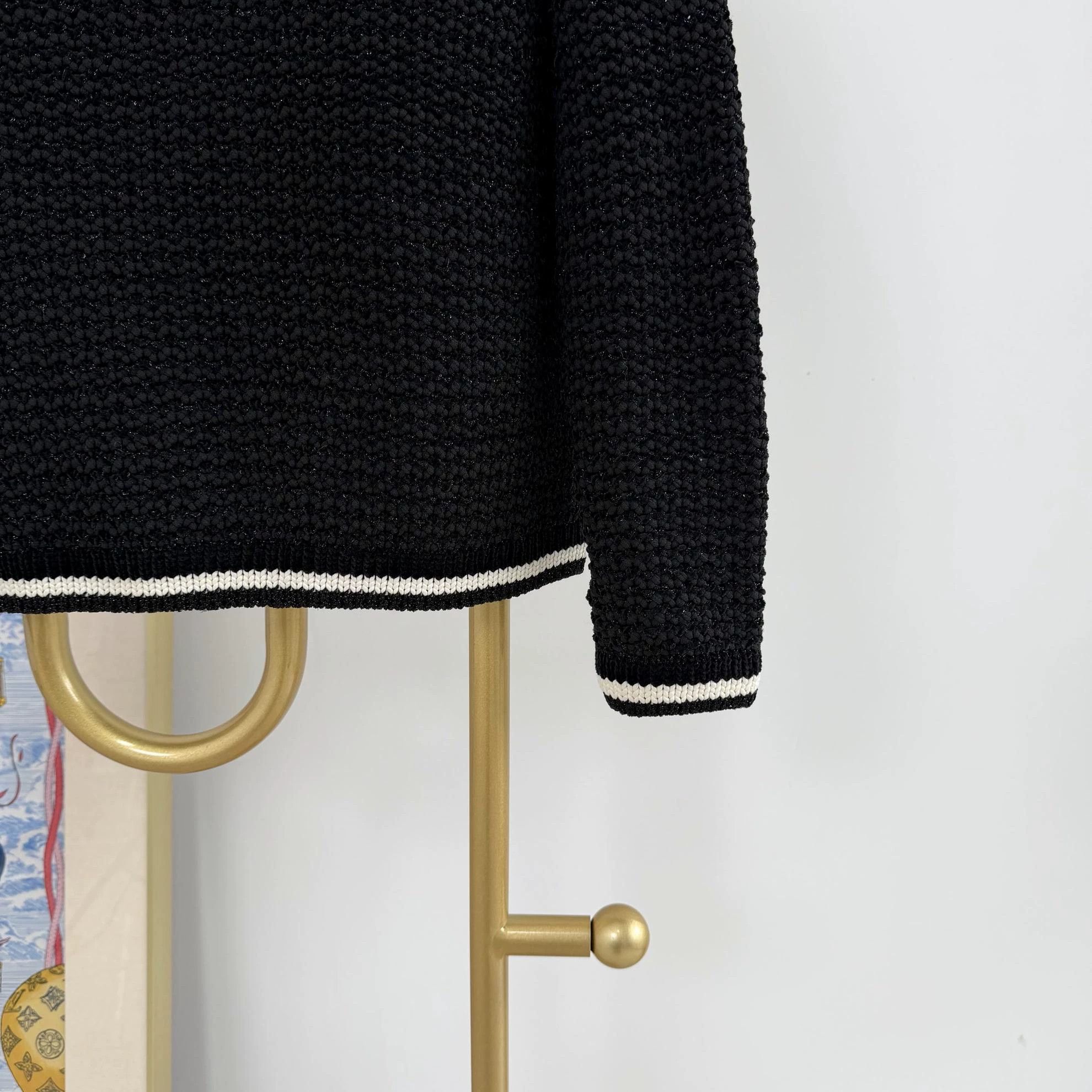 Maje Maje Women's Black Knit Jacket 3 Size L / US 10 / IT 46 - 5 Thumbnail