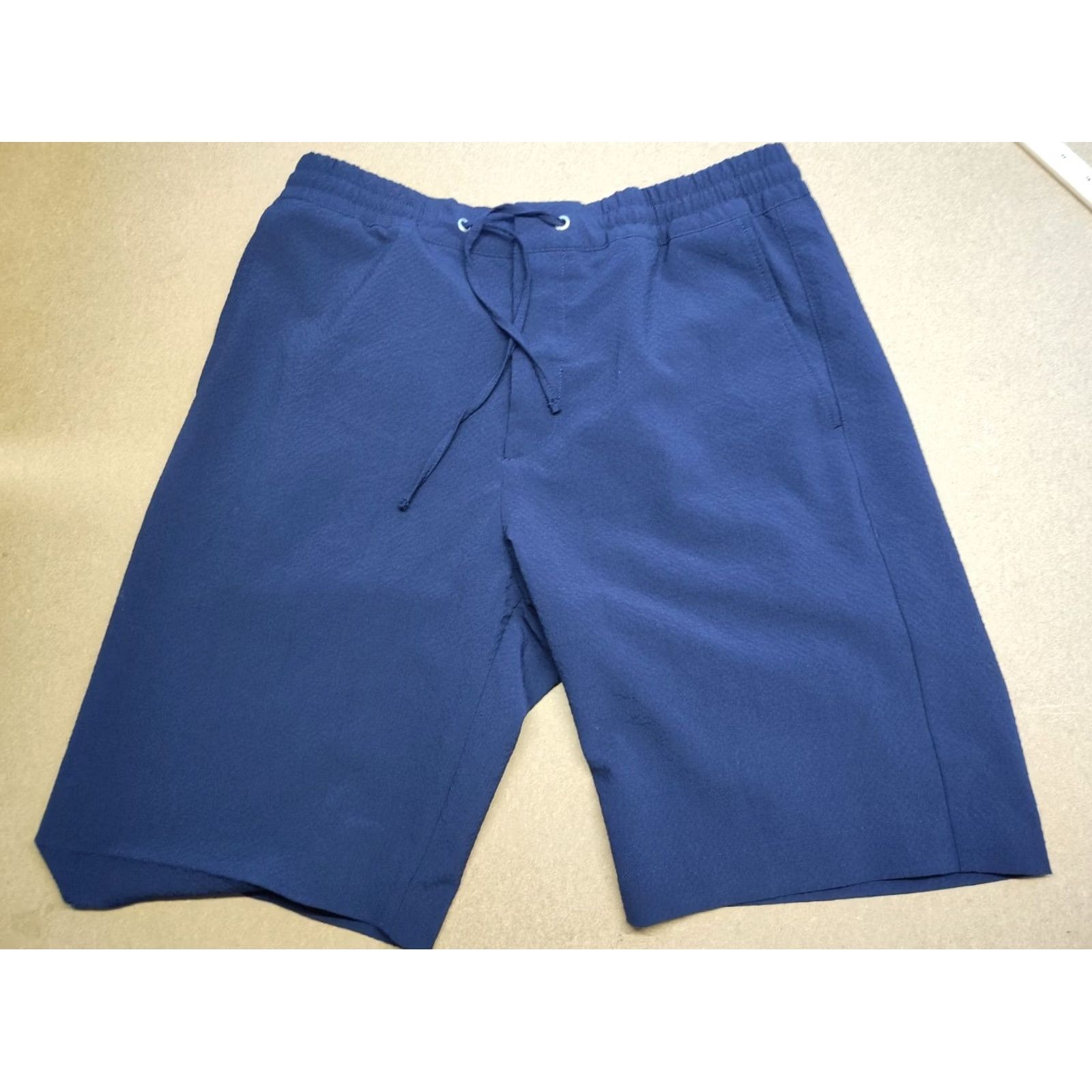 NN07 NN07 NO NATIONALITY Men Navy Blue Shorts Size 33 Wool Adrian Chino Size US 33 - 2 Thumbnail