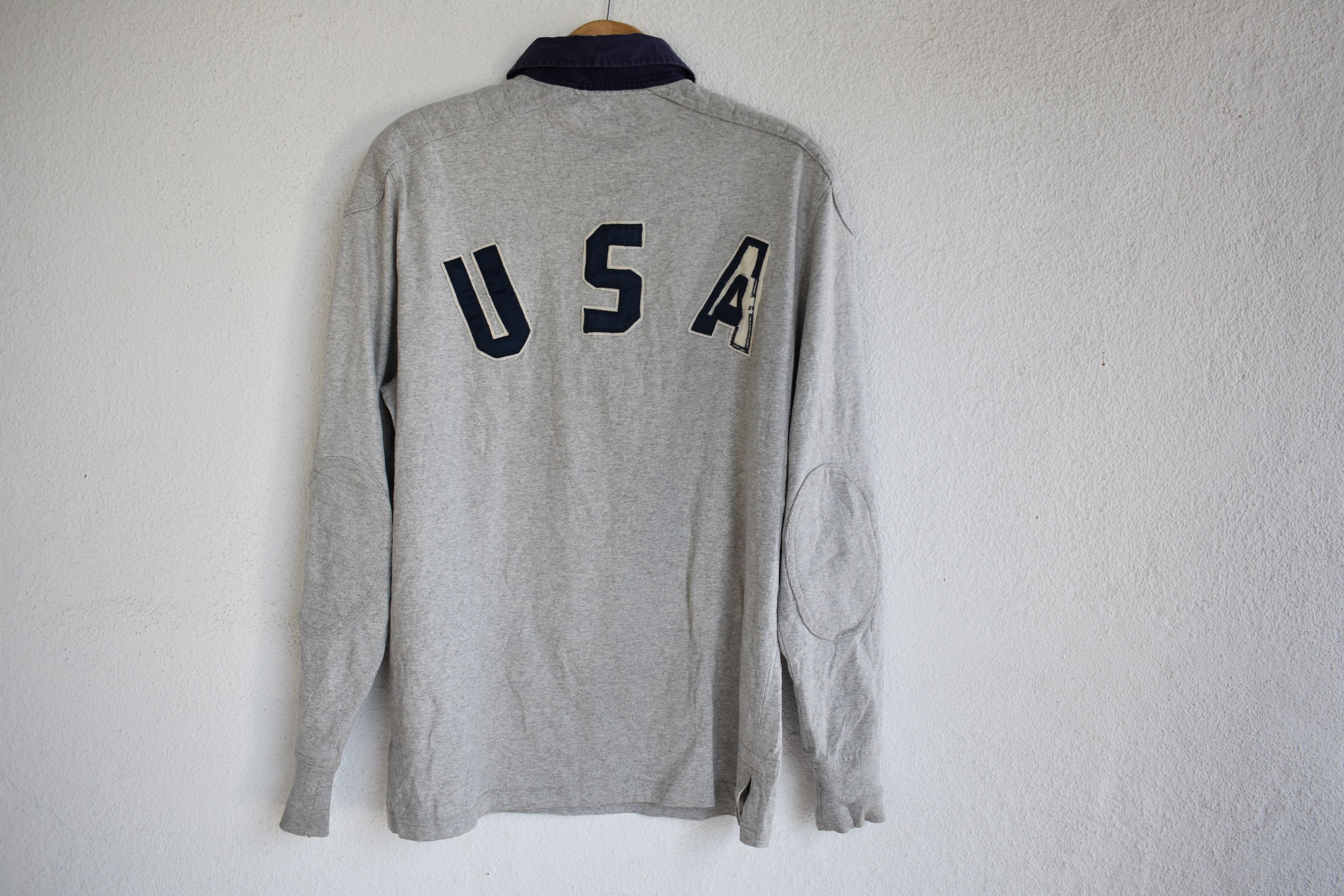 Polo Ralph Lauren × Vintage VINTAGE POLO RALPH LAURENT AMERICAN FLAG RUGBY 1990s Size US M / EU 48-50 / 2 - 4 Thumbnail