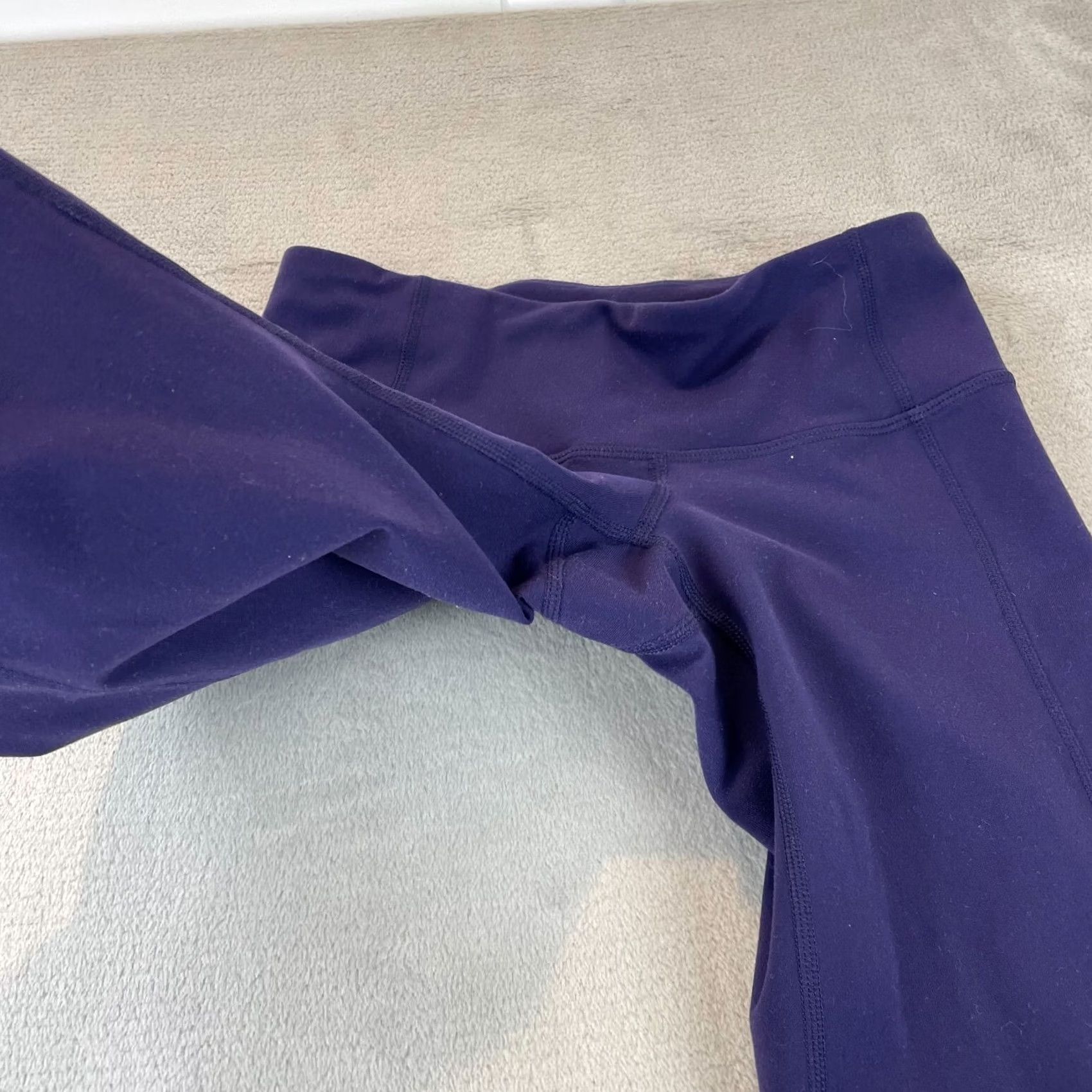 Athleta Athleta Revelation Flare Pants Women XSP Petite Purple Yoga Athleisure Active Size 42" / US 20 - 3 Thumbnail