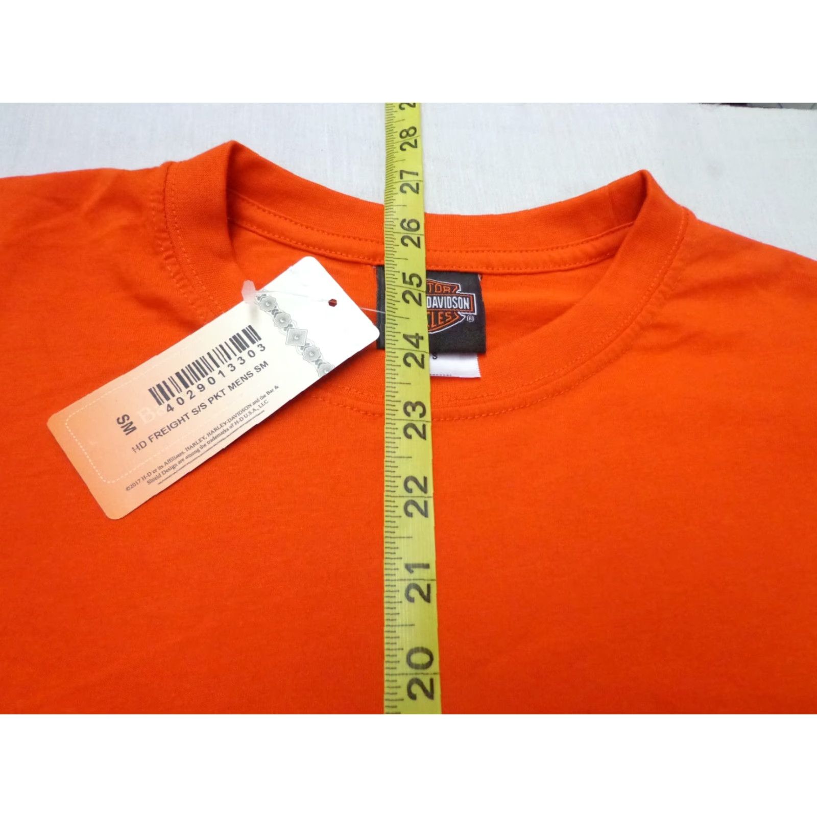 Harley Davidson Harley-Davidson Mens T-Shirt Smoky Mountains Orange Pocket Small S Orange Pockets Smoky Mountains Harley-Davidson Shirt Mens T-Shirt Size US S / EU 44-46 / 1 - 7 Thumbnail