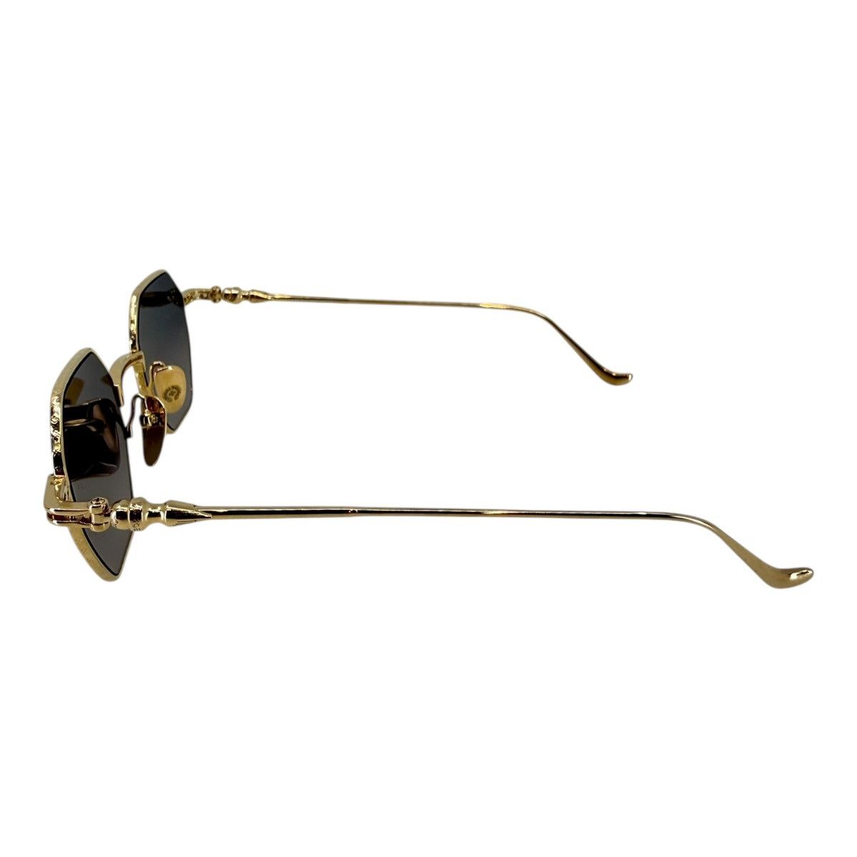 Chrome Hearts Chrome Hearts Evaculation Gold Sunglasses Size ONE SIZE - 3 Thumbnail
