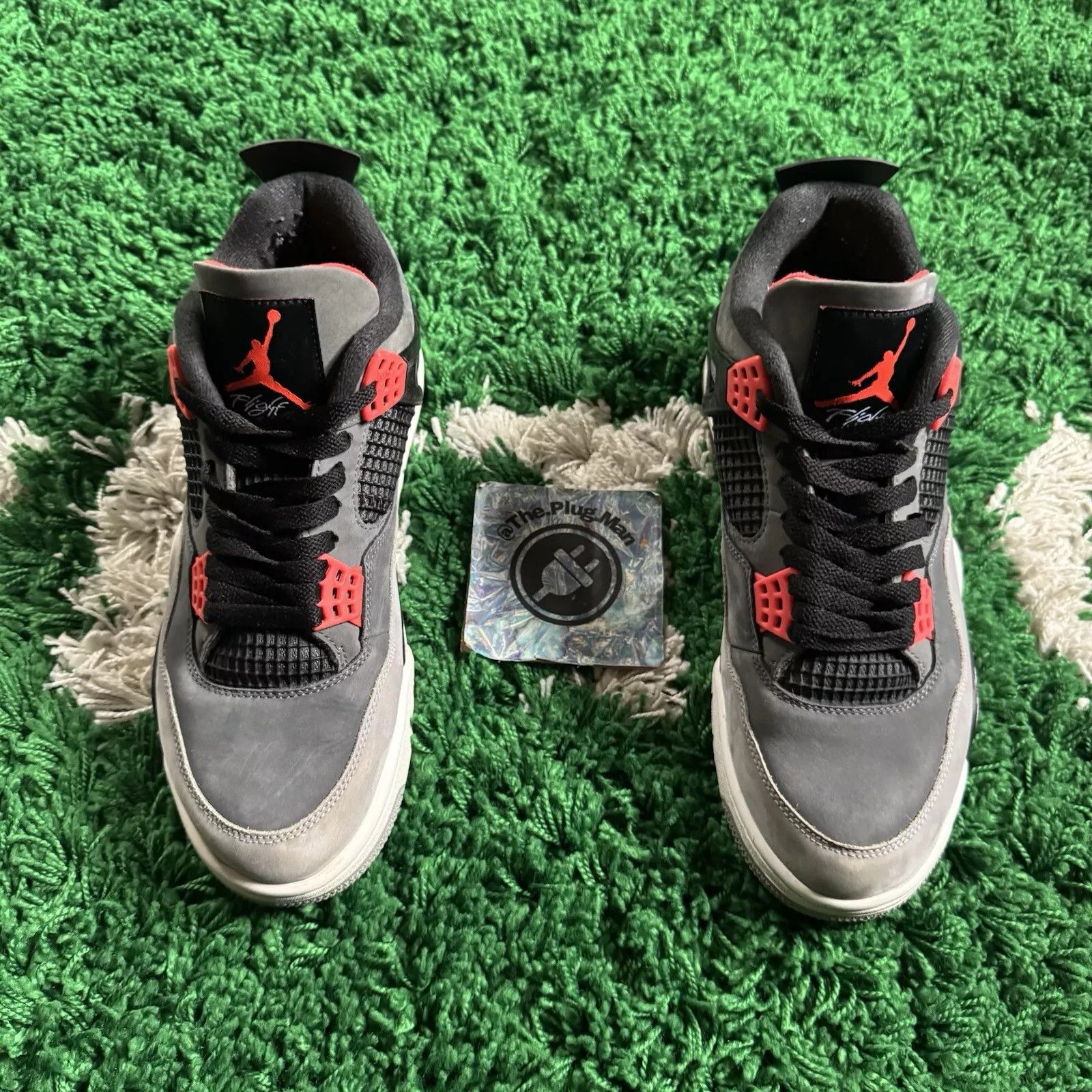 Jordan Brand Jordan 4 Retro Mid Infrared Size US 9.5 / EU 42-43 - 3 Thumbnail