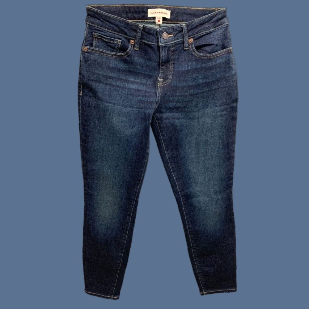 Lucky Brand Lucky Brand Womens Lolita Skinny Jeans Denim Size 8 Blue Size 30" / US 8 / IT 44 - 1 Thumbnail