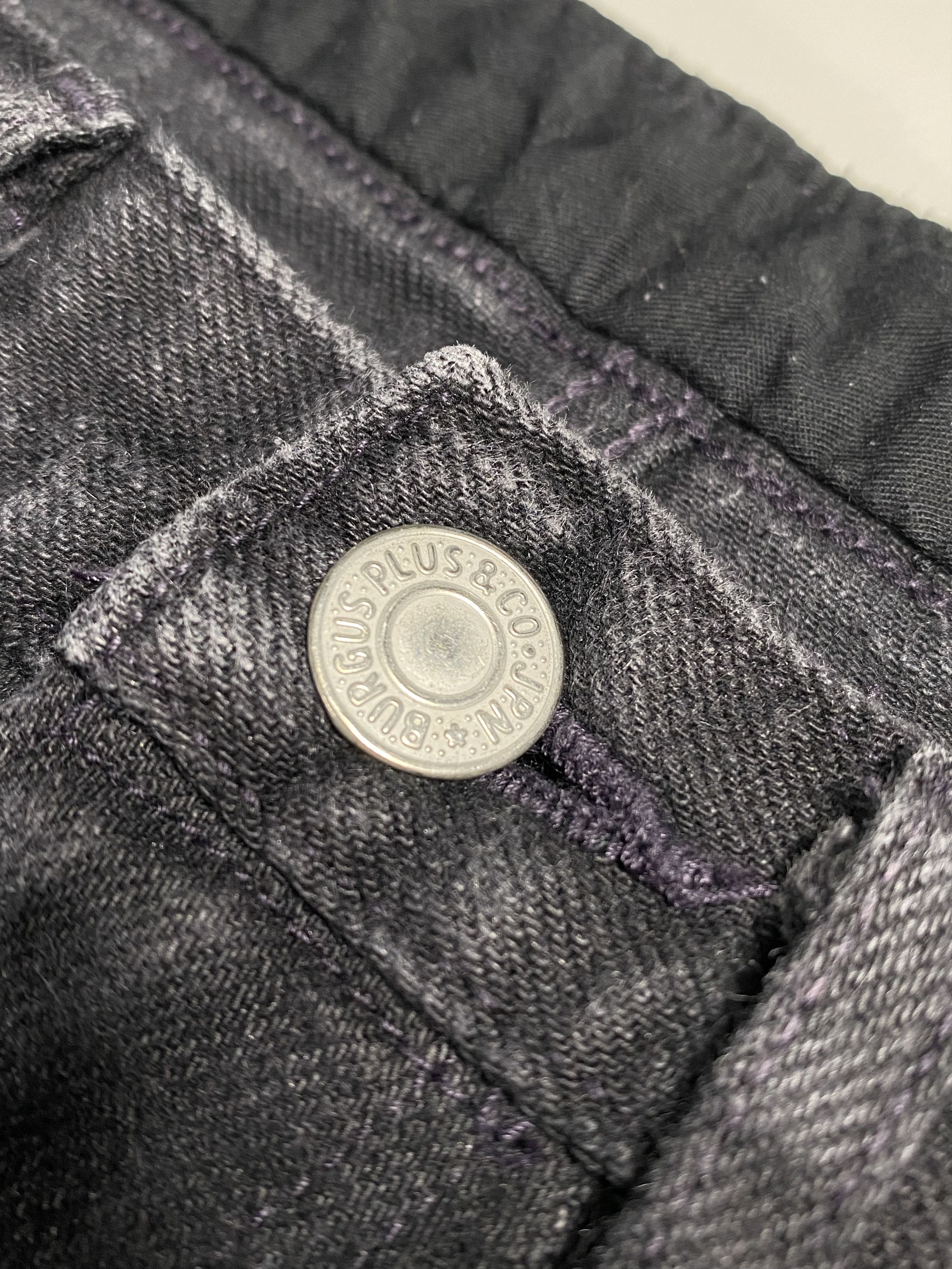 Burgus Plus Burgus Plus Lot 740-ST Black Denim Size 31x28 Size US 31 - 2 Thumbnail