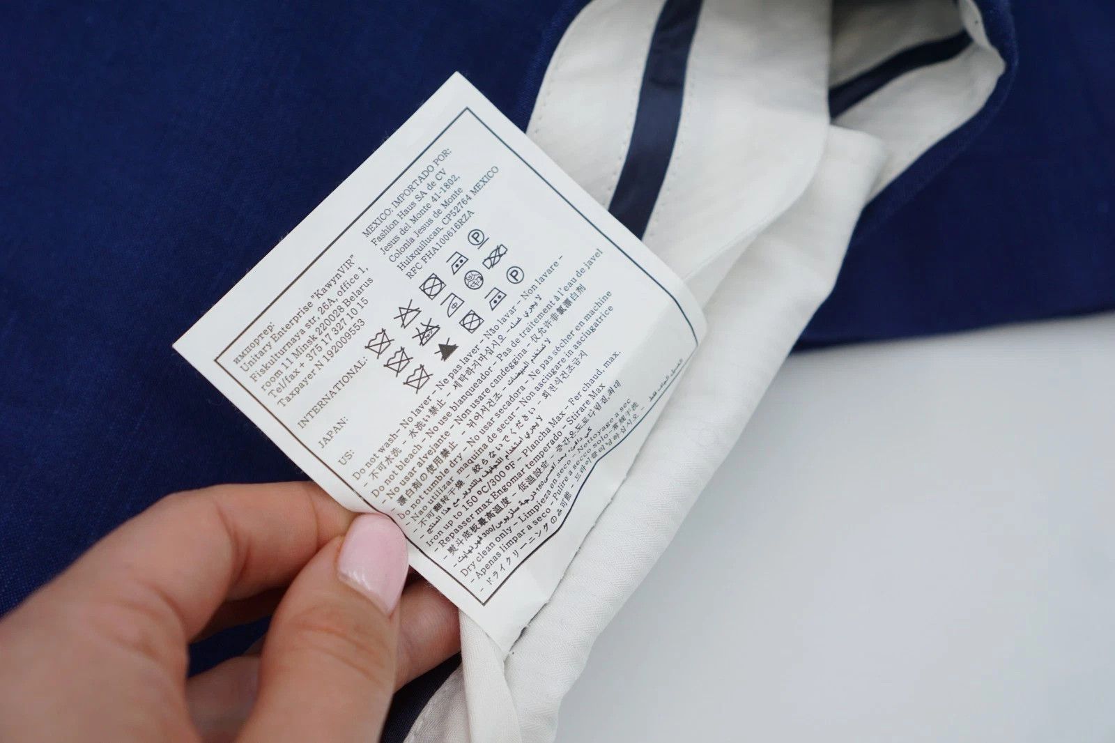 Suitsupply Men Suitsupply Pants Navy Blue Wool Washington Blueline US40 Size 40R - 8 Thumbnail