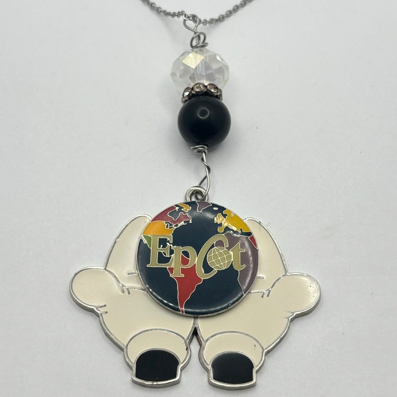 Disney Blue & Black Epcot Disney Necklace Size ONE SIZE - 2 Thumbnail