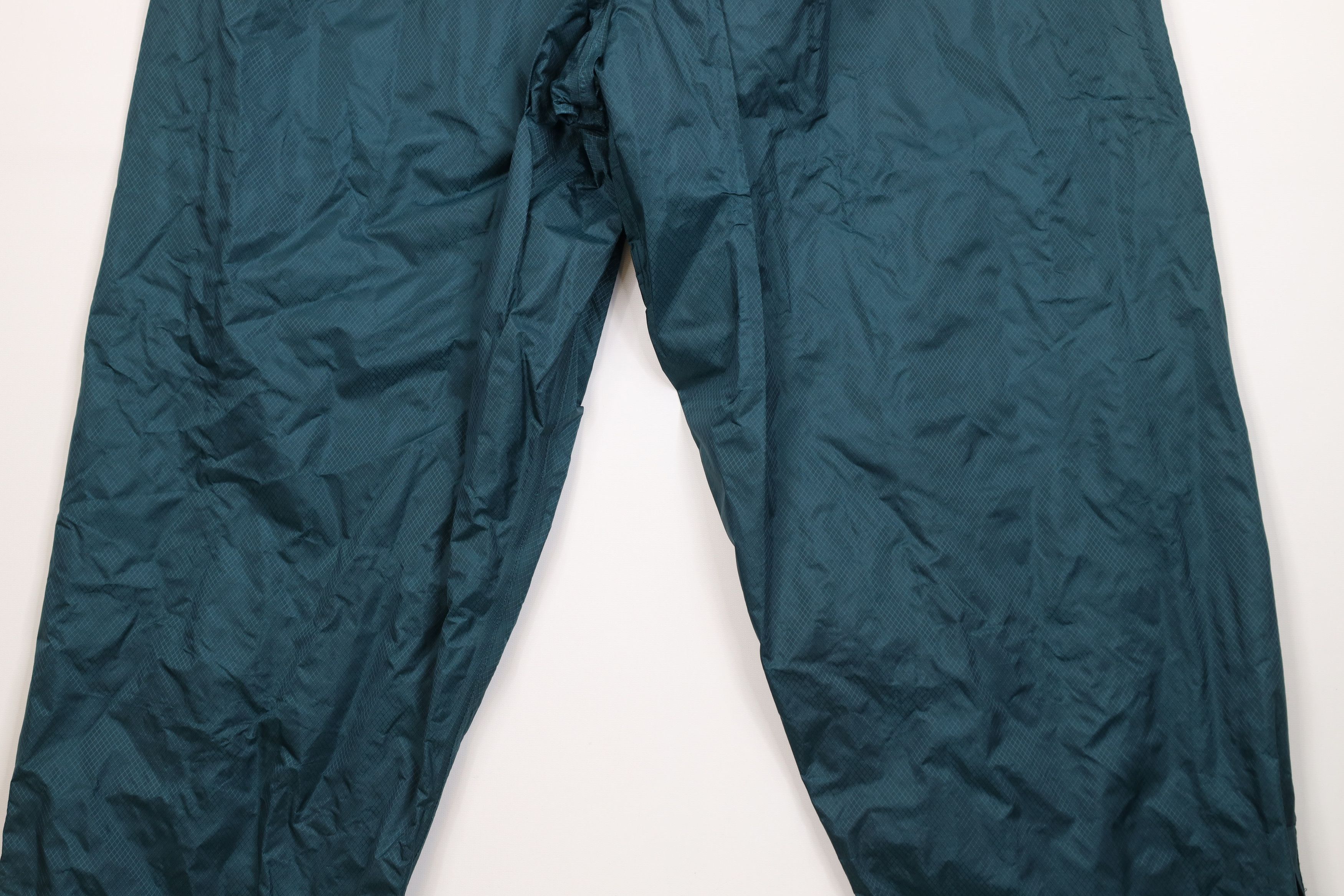 Vintage Vintage 90s Streetwear Ripstop Wide Leg Rain Pants Green Size US 36 / EU 52 - 9 Thumbnail