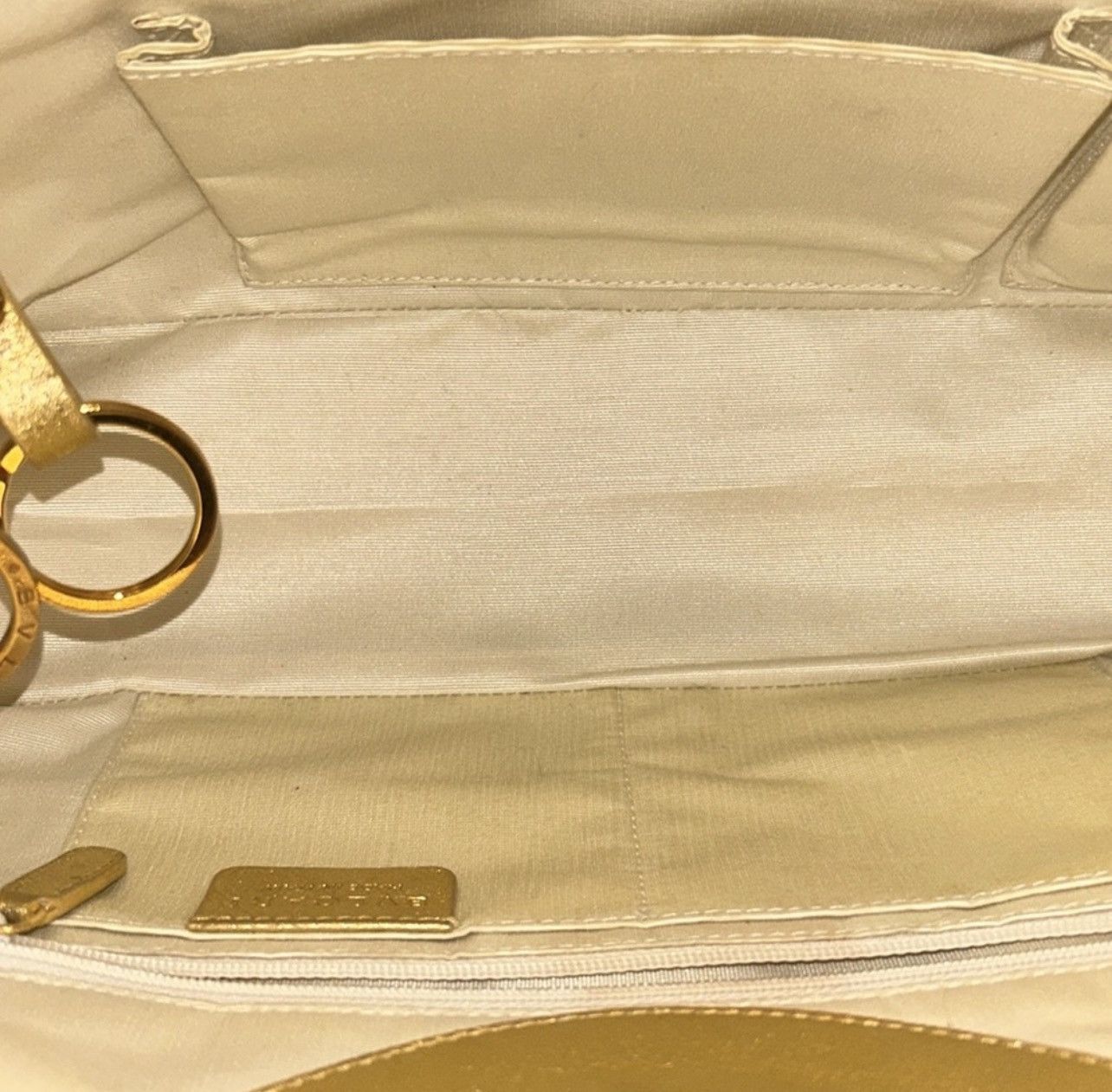 Bvlgari BVLGARI Yellow Sun Golden Leather Trim Canvas Tote Clutch Size ONE SIZE - 7 Thumbnail