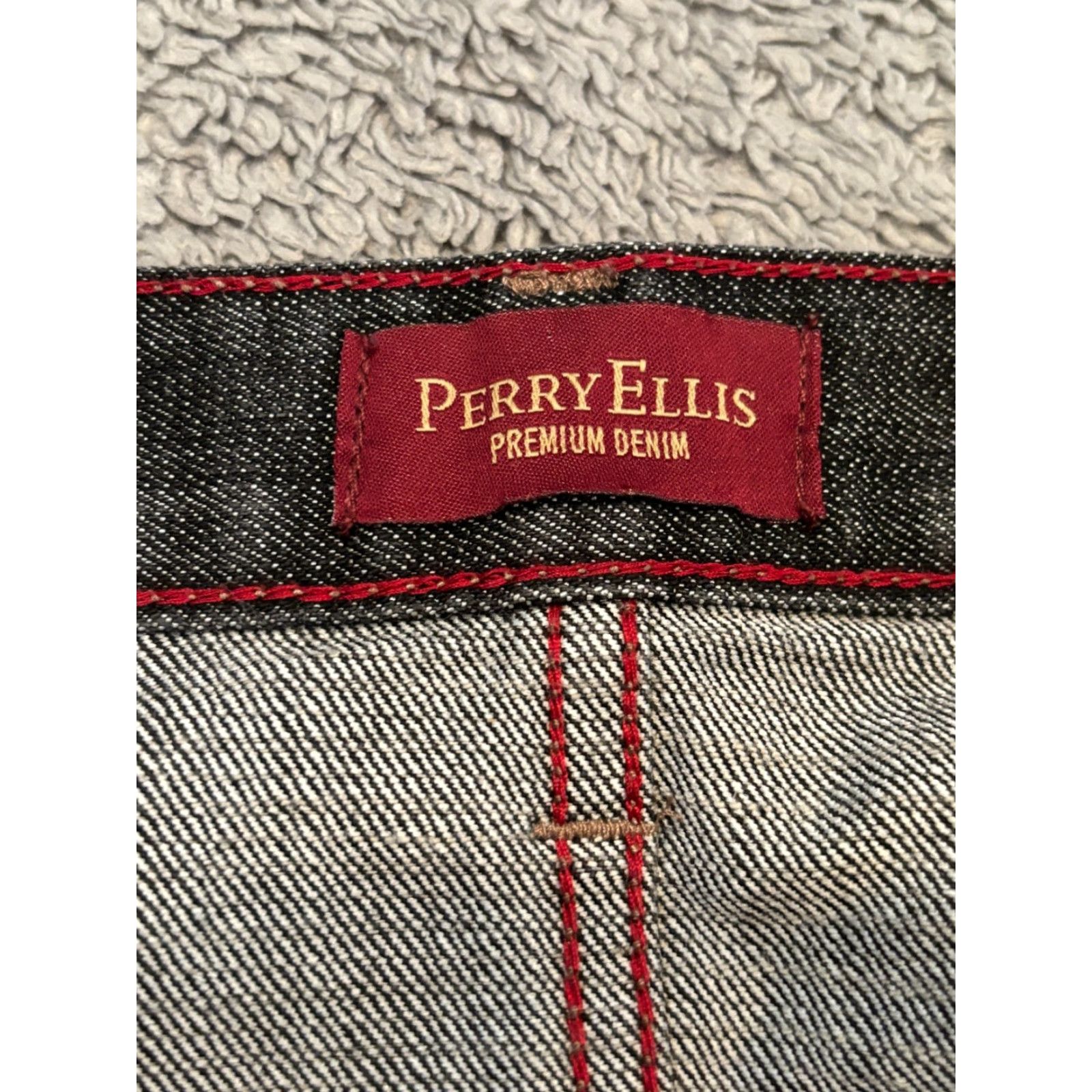 Perry Ellis VTG Perry Ellis Jeans Mens 38x30 Black Relaxed Loose Skater Hip Hop Denim Jeans Size US 38 / EU 54 - 2 Thumbnail