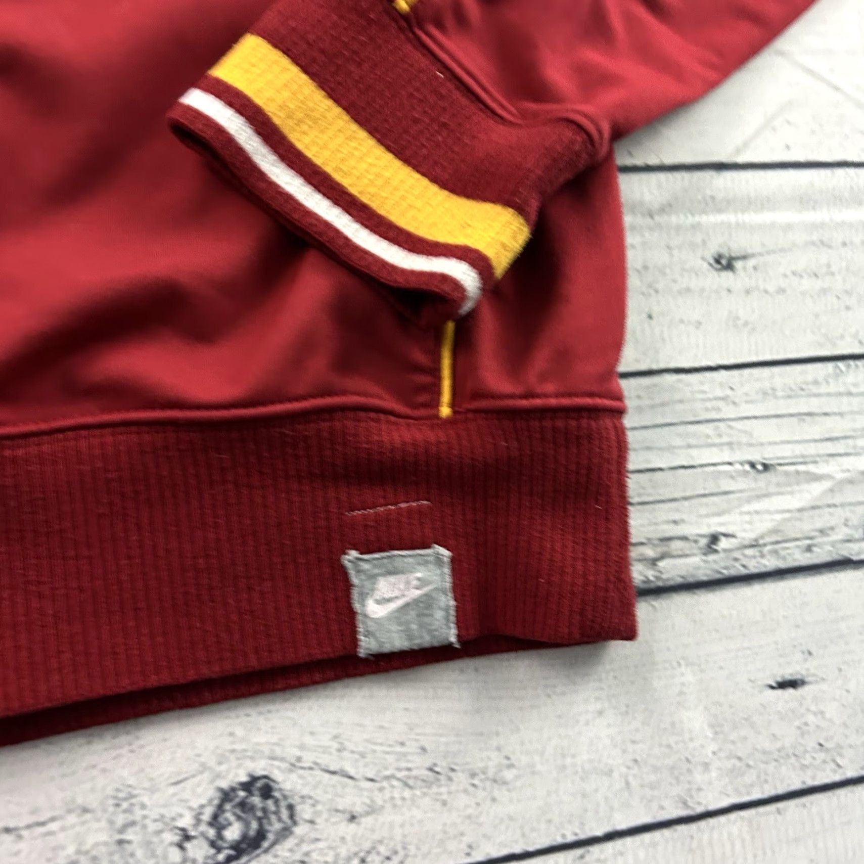Nike Nike Iowa State Full Zip Track Jacket Mens M Maroon Red Ground State Theme Track Jacket Mens M Maroon Red Nike Iowa State Full Zip Size US M / EU 48-50 / 2 - 2 Thumbnail