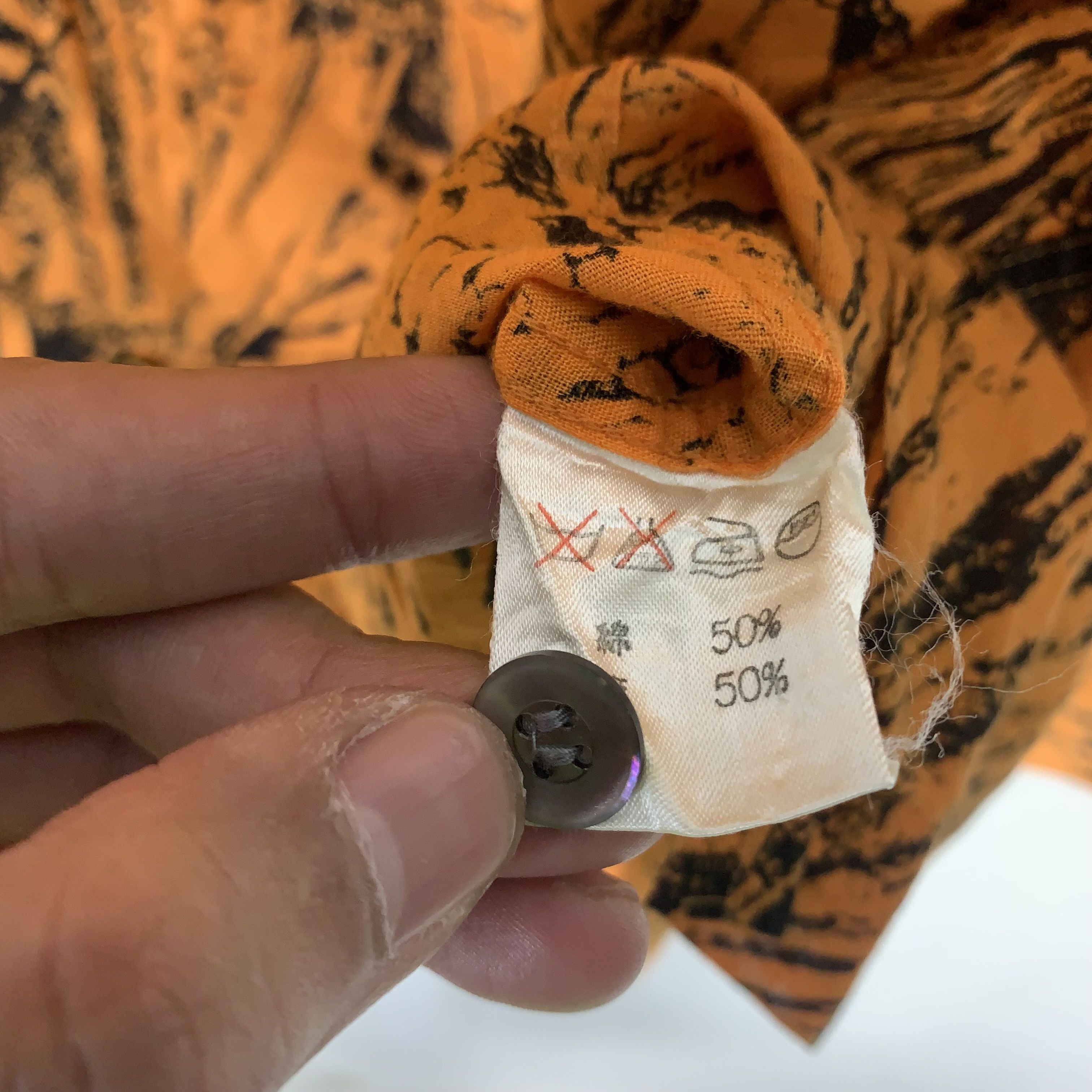 Issey Miyake Vintage Issey Miyake Printed Button Up Shirt Size US M / EU 48-50 / 2 - 5 Thumbnail