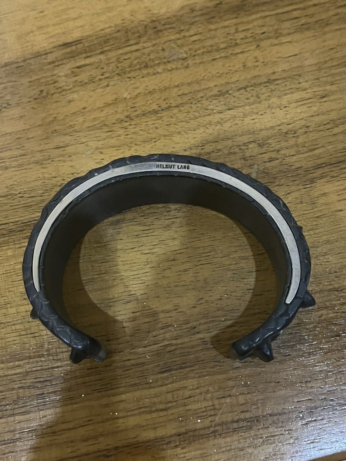 Helmut Lang SS2005 Helmut Lang Alligator Resin Bracelet Size ONE SIZE - 3 Thumbnail